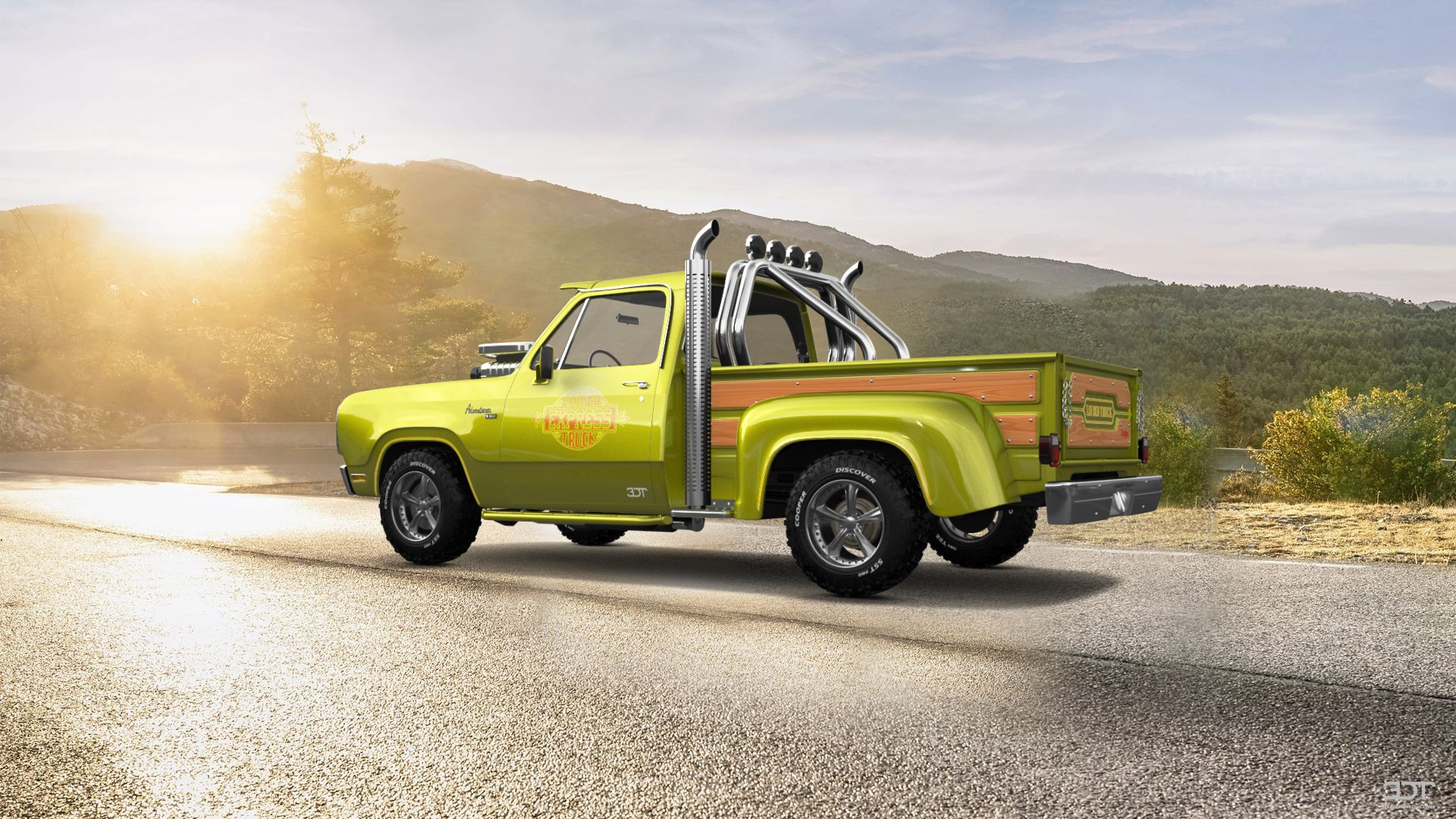 Dodge Lil Red Express 2 Door pickup truck 1978 tuning