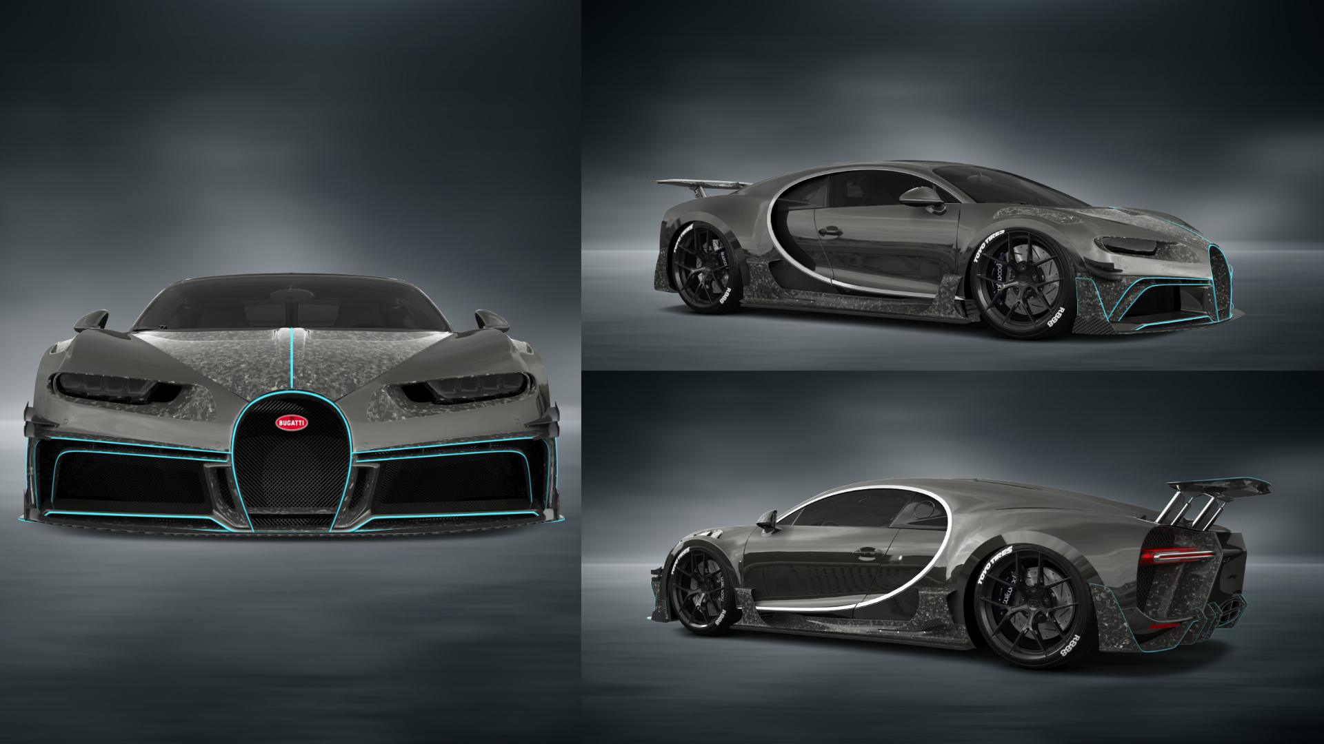 Bugatti Chiron 2 Door Coupe 2016 tuning