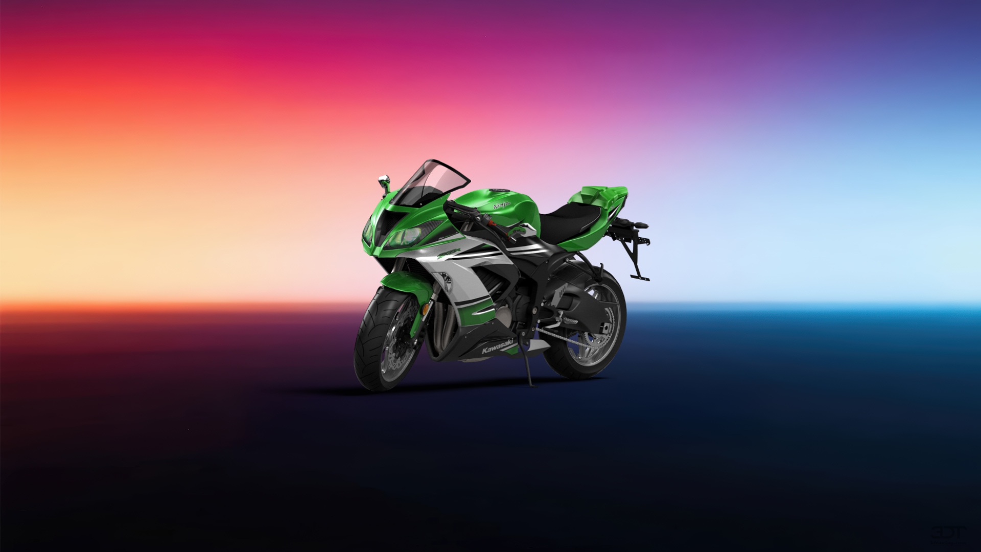 Kawasaki Ninja ZX 6R Sport Bike 2015 tuning
