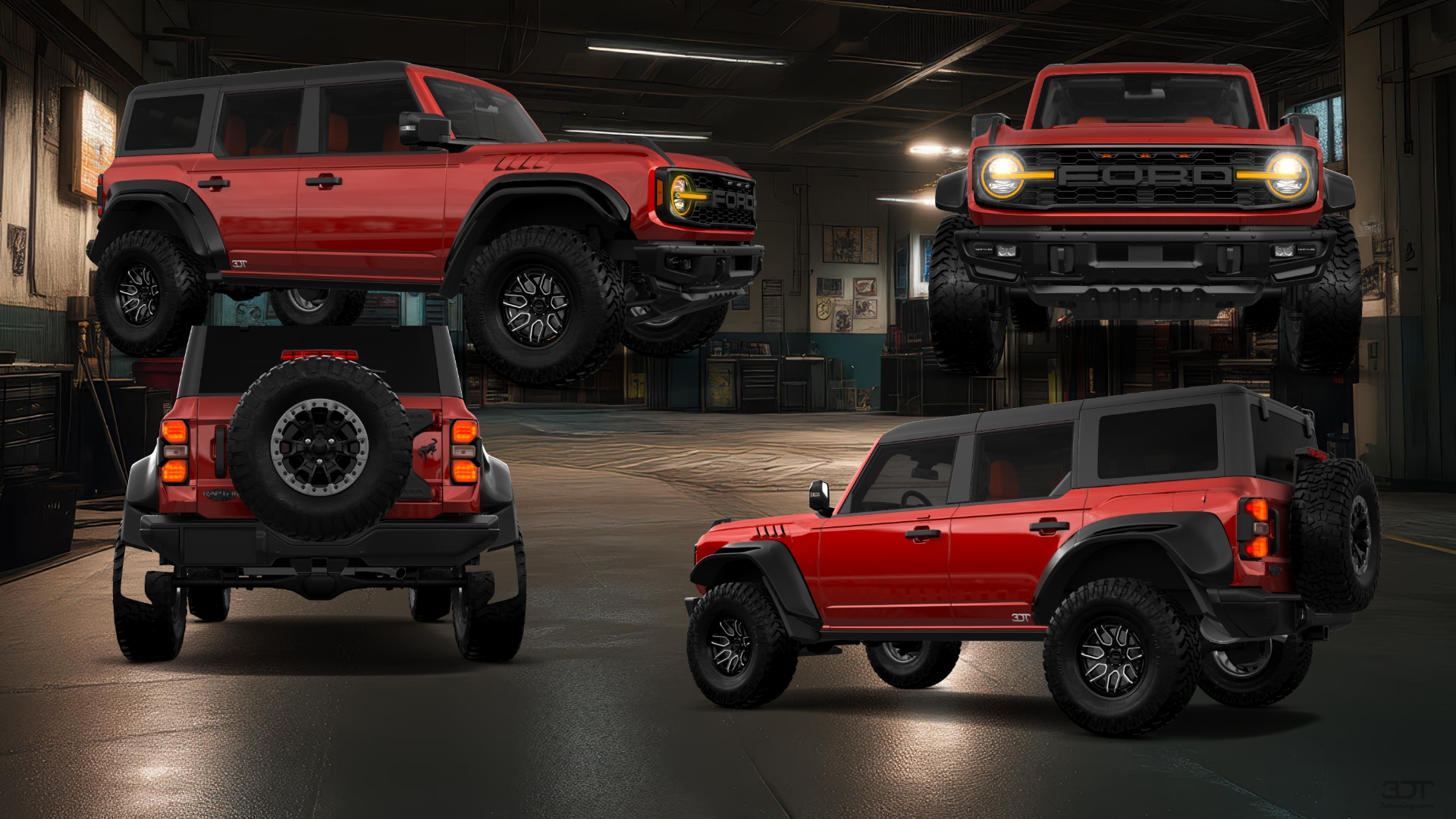 Ford Bronco Raptor 4 Door pickup truck 2022 tuning