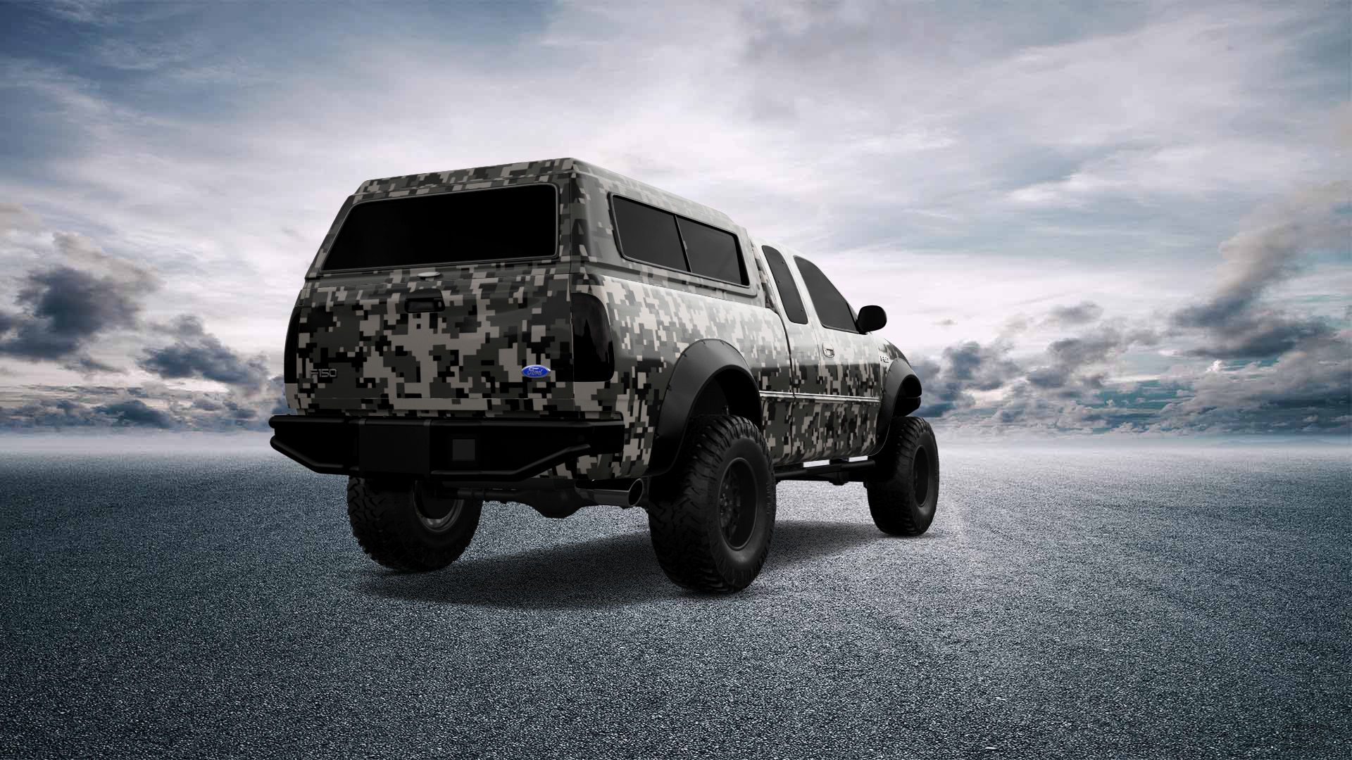 Ford F-150 SuperCab 2 Door pickup truck 1997 tuning