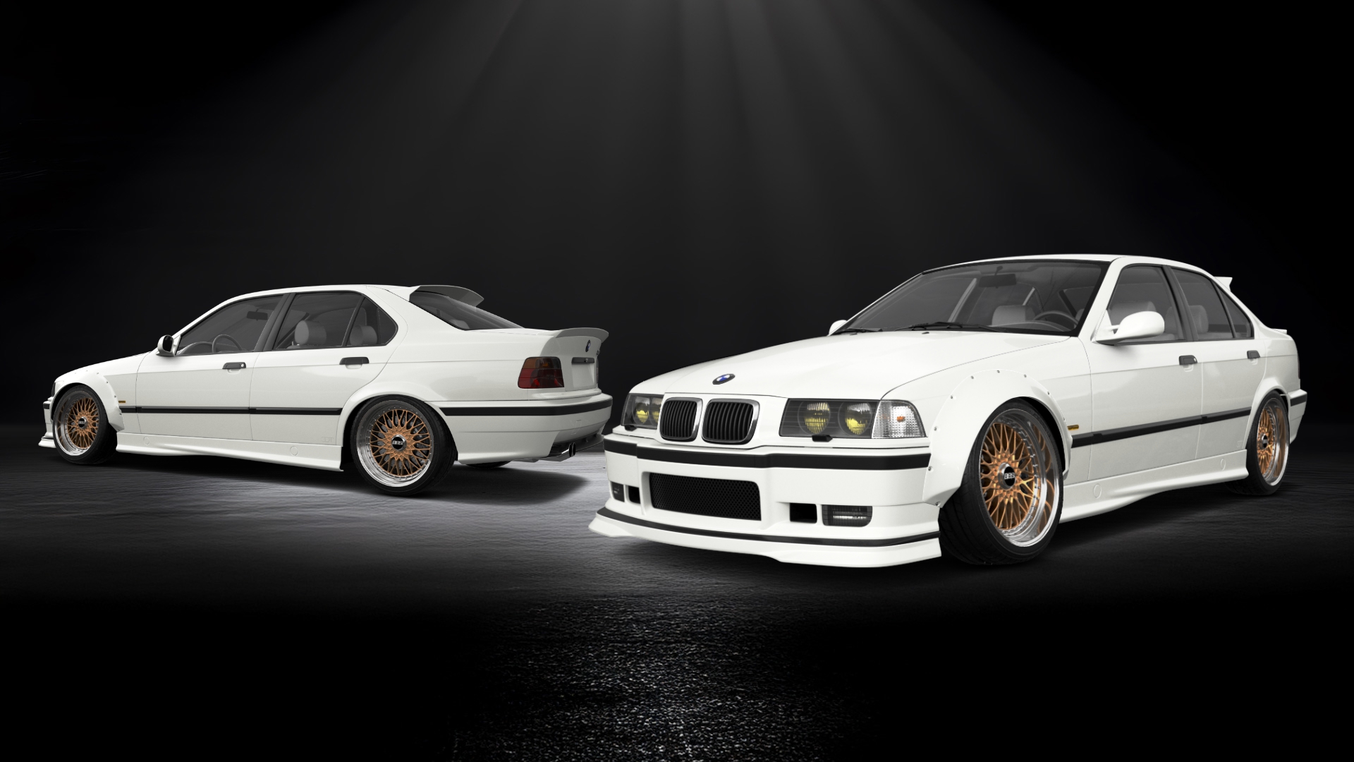 BMW 3 Series 4 Door Saloon 1990 Images