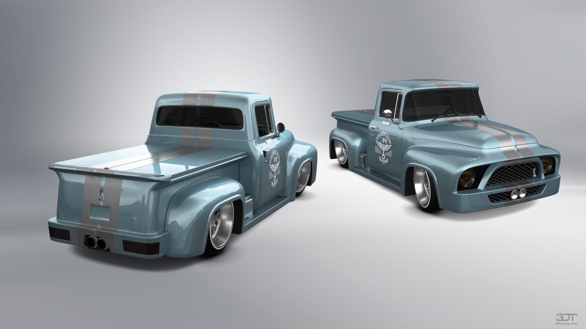 Ford F-100 2 Door truck 1956 tuning