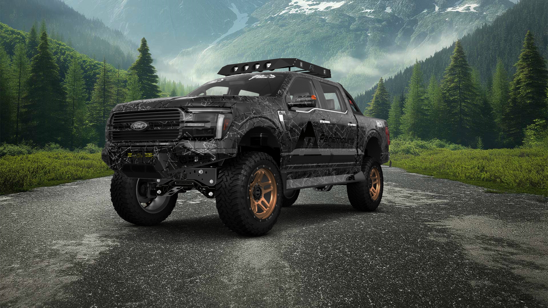 Ford F-150 SuperCrew 4 Door pickup truck 2024 tuning