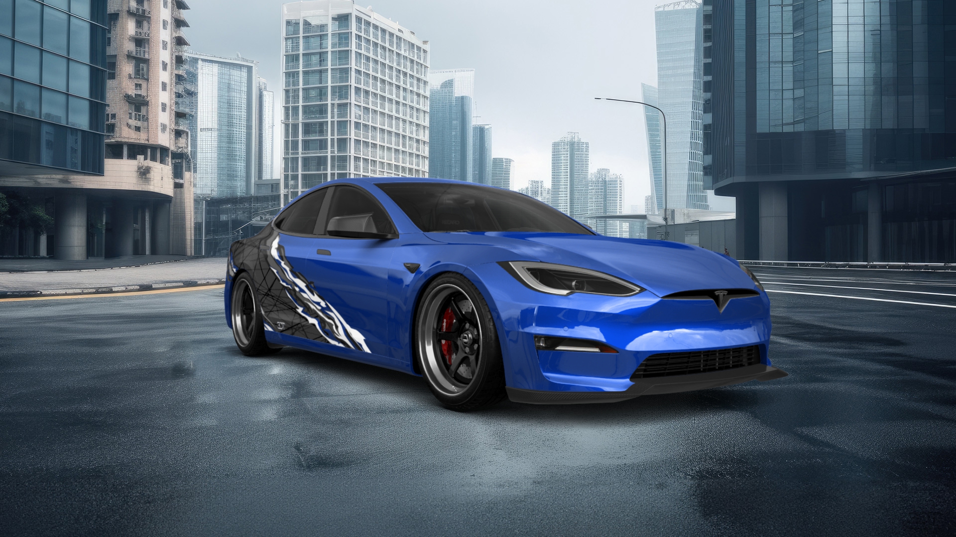 Tesla Model S Facelift 5 Door Liftback 2021 tuning