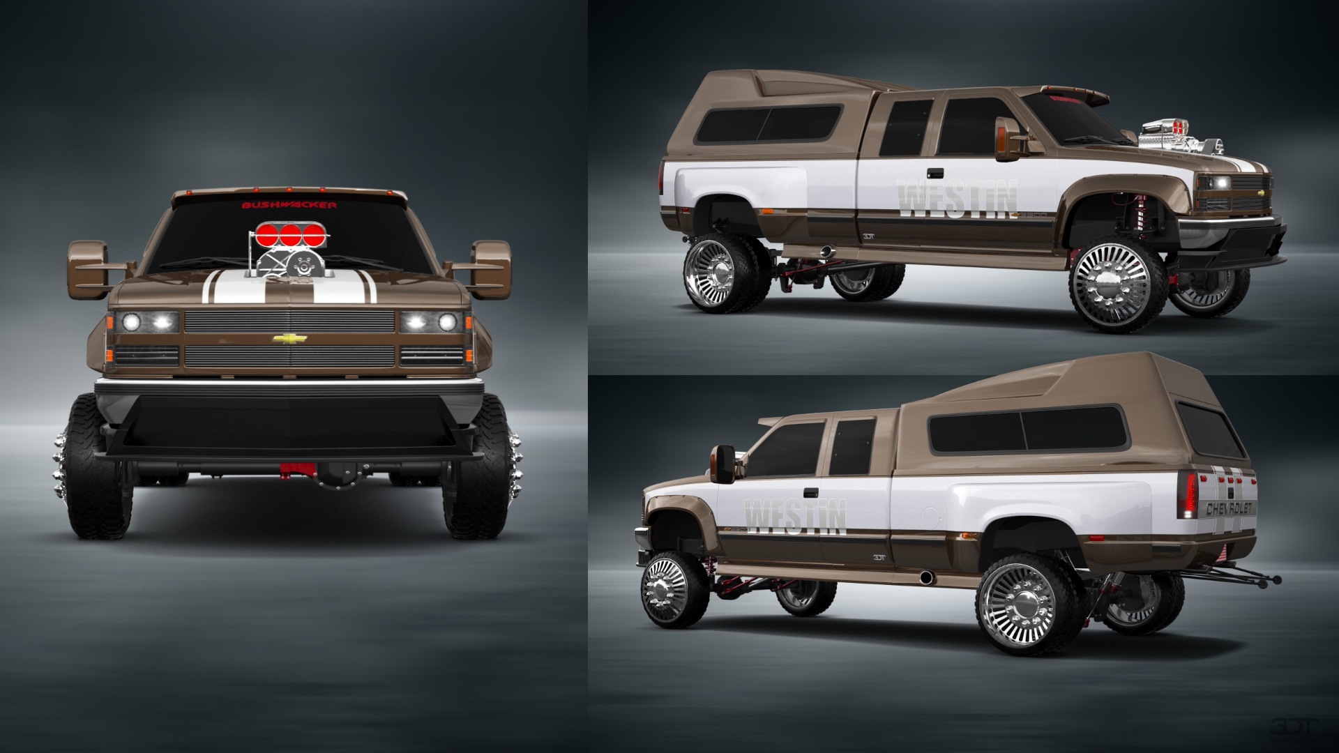 Chevrolet K3500 Extended Cab Pickup Truck 1988 tuning