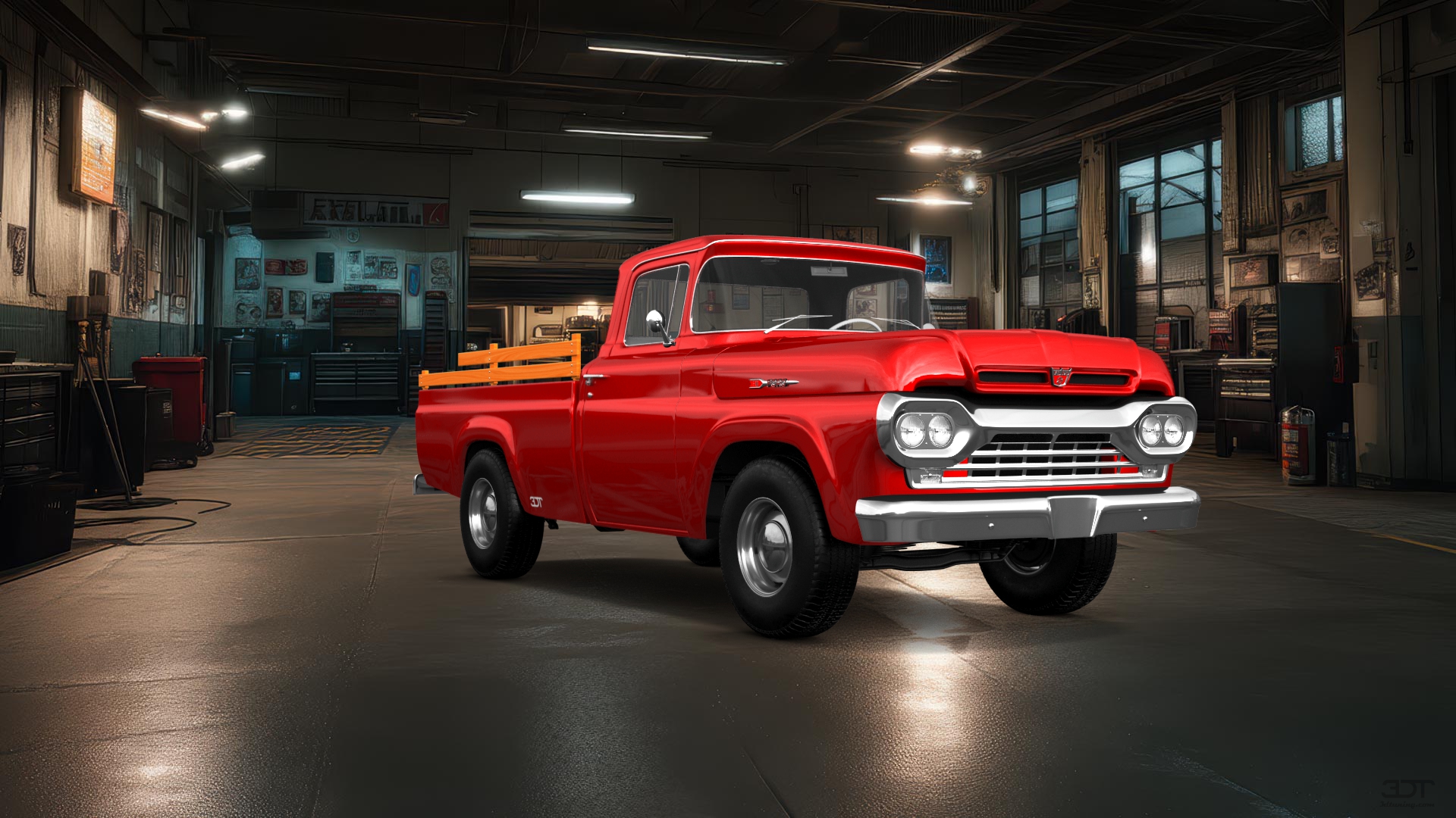 Ford F-100 2 Door pickup truck 1960 tuning