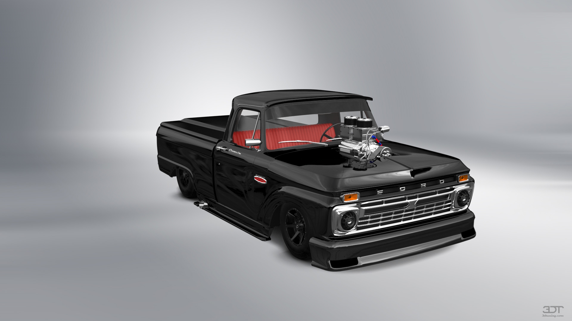 Ford F-100 Custom Cab 2 Door pickup truck 1966