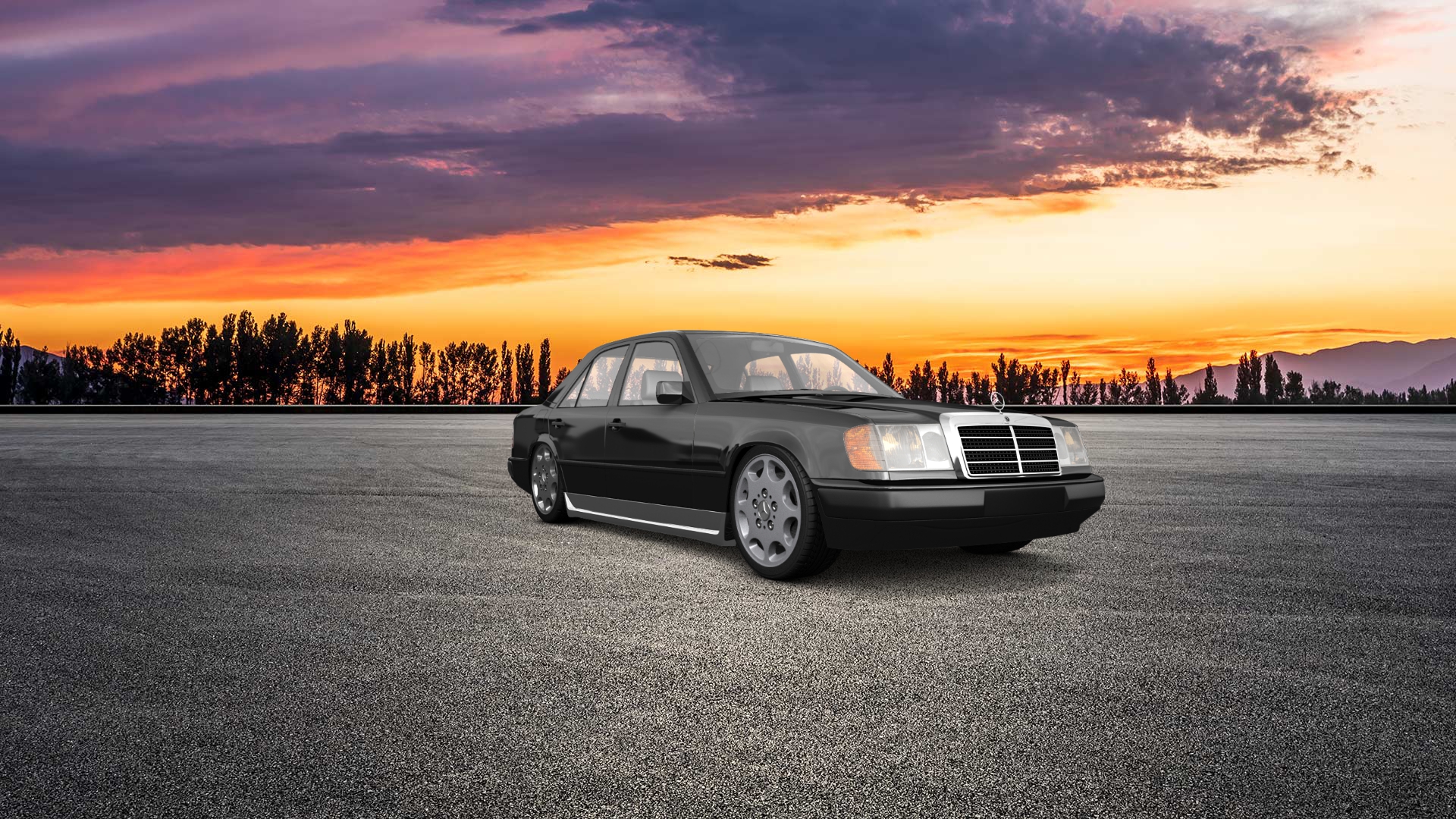 Mercedes E-Class Sedan 1984 tuning