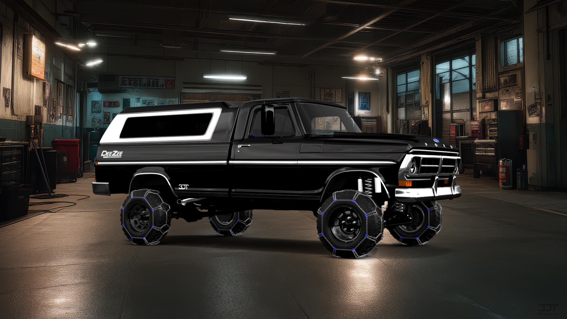 Ford F-250 2 Door pickup truck 1971 tuning