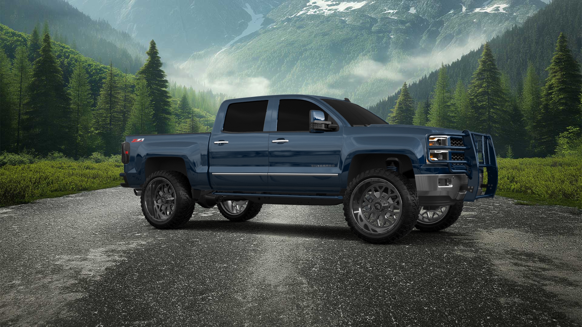 Chevrolet Silverado 1500 4 Door pickup truck 2014 tuning