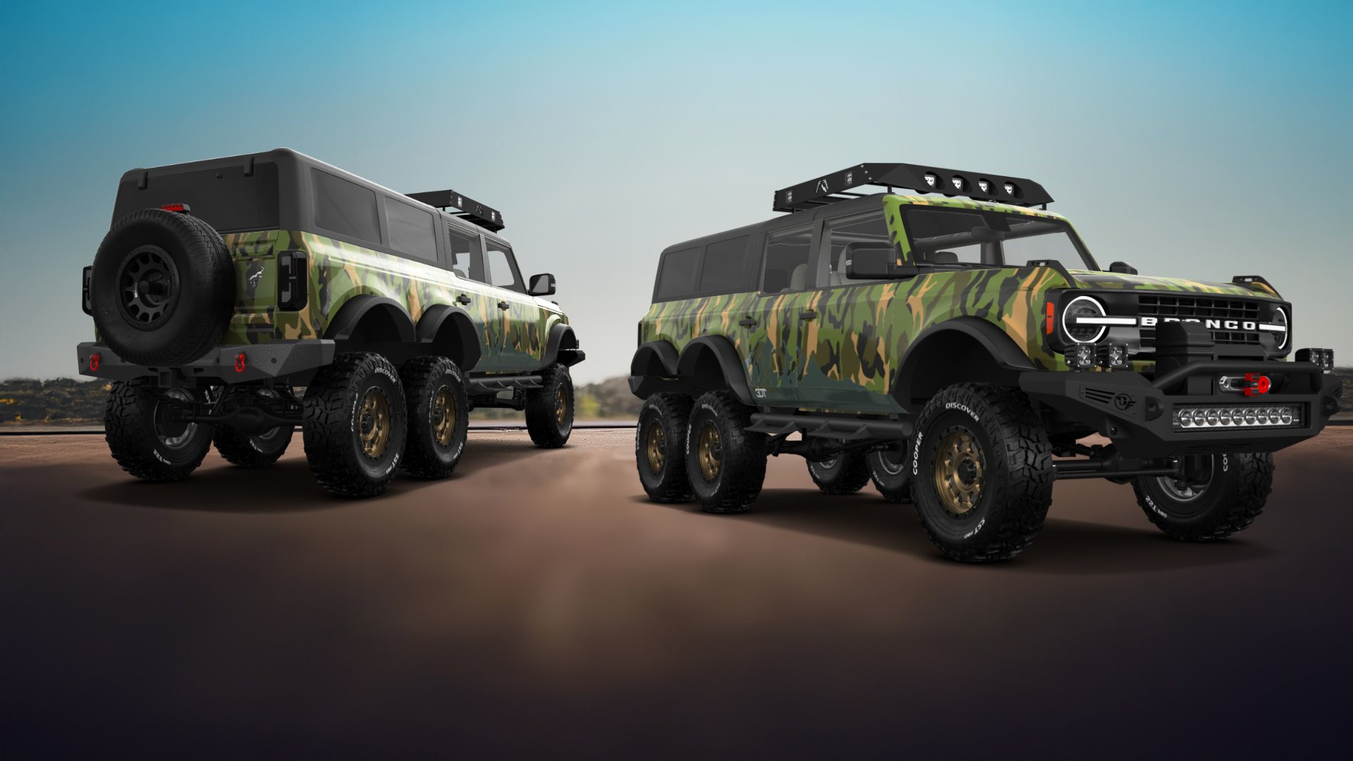 Ford Bronco 6X6 4 Door pickup truck 2021 tuning