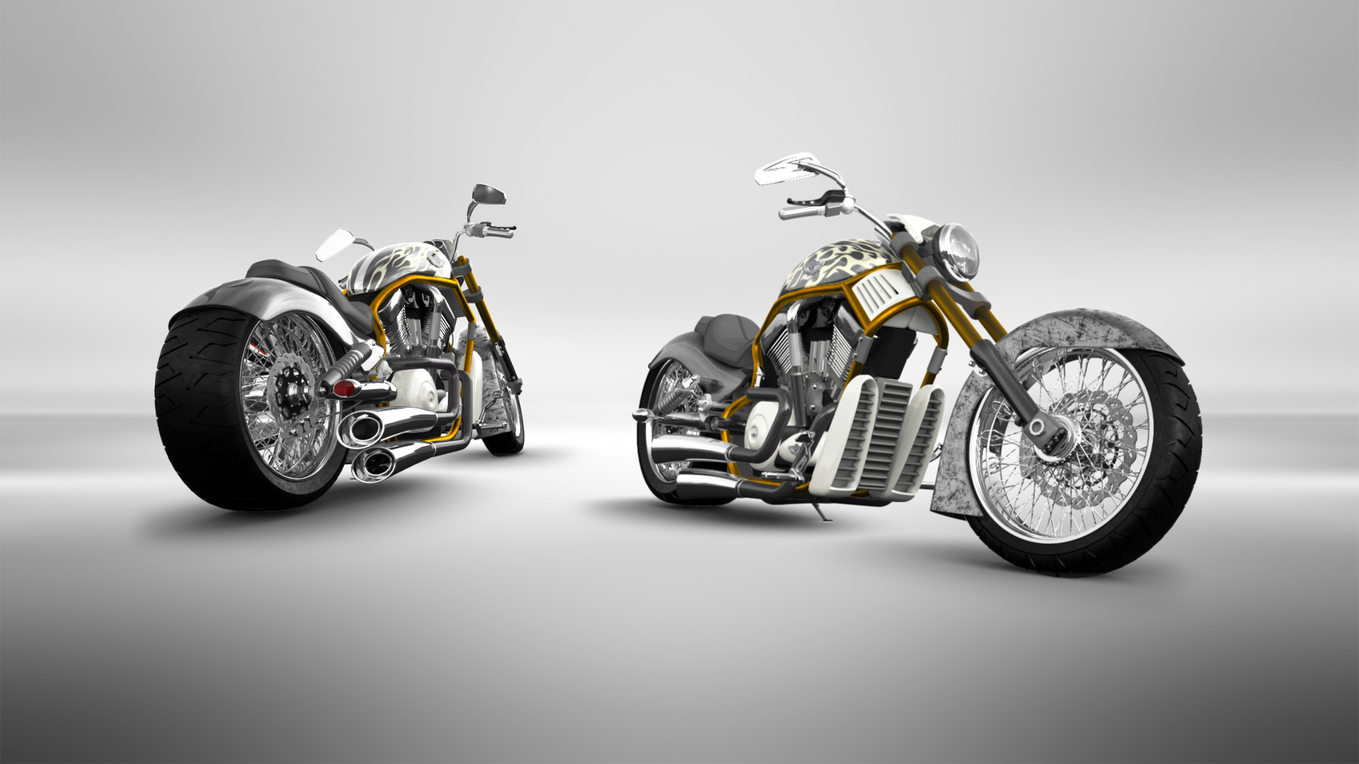 Harley-Davidson Custom Chopper Cruiser 2011