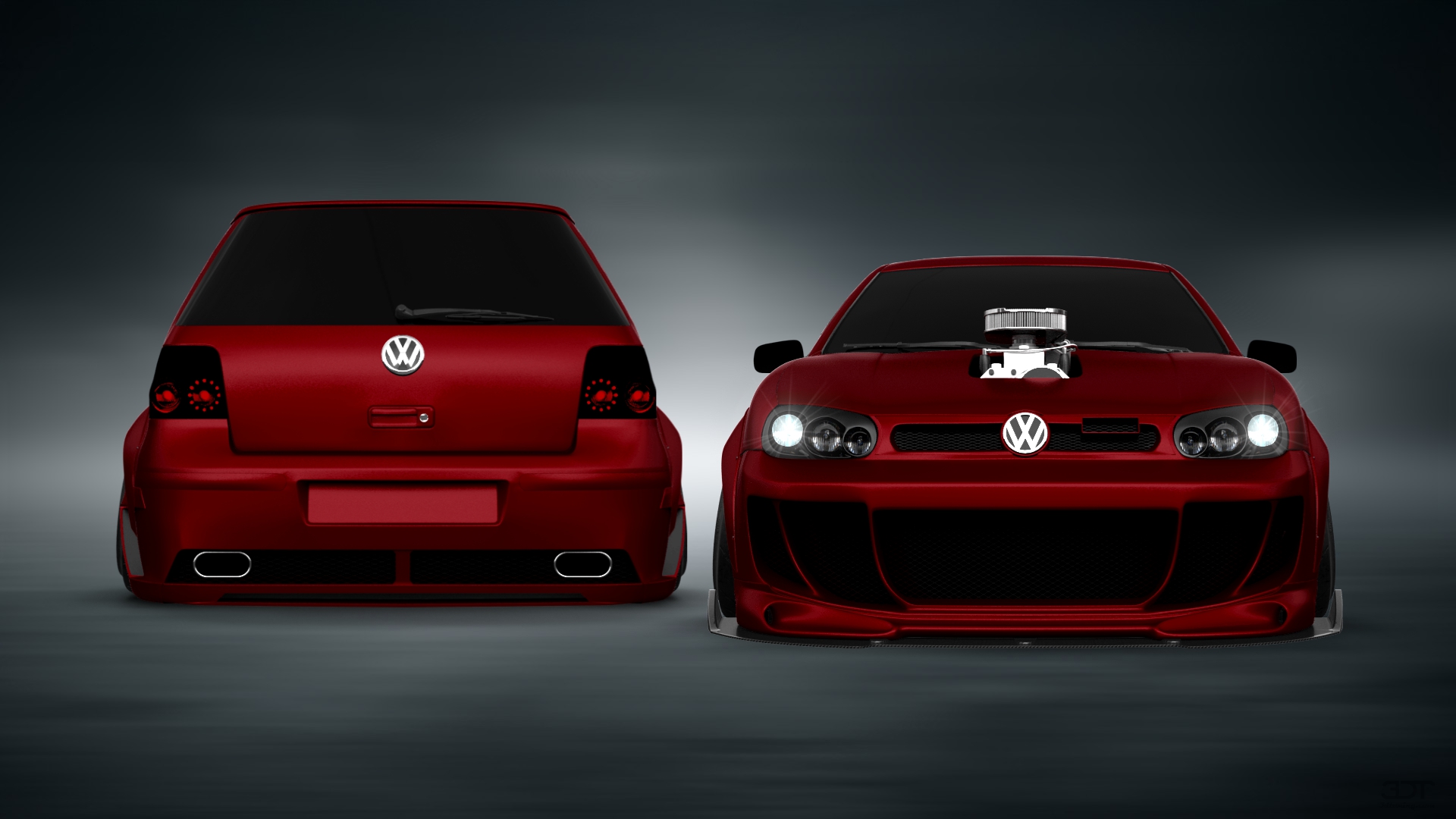 Volkswagen Golf 4 (mk4) 3 Door Hatchback 1997 tuning