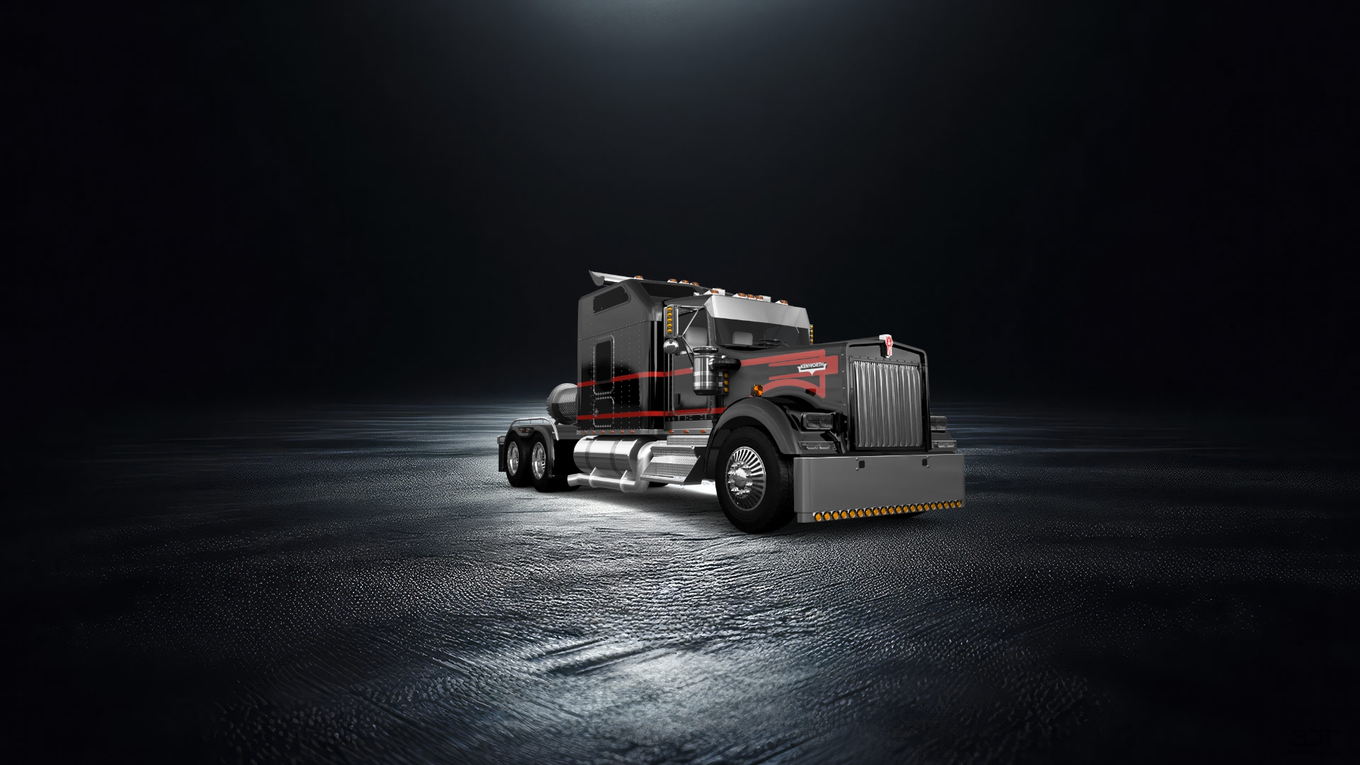 Kenworth W900 Sleeper Cab Truck 2015
