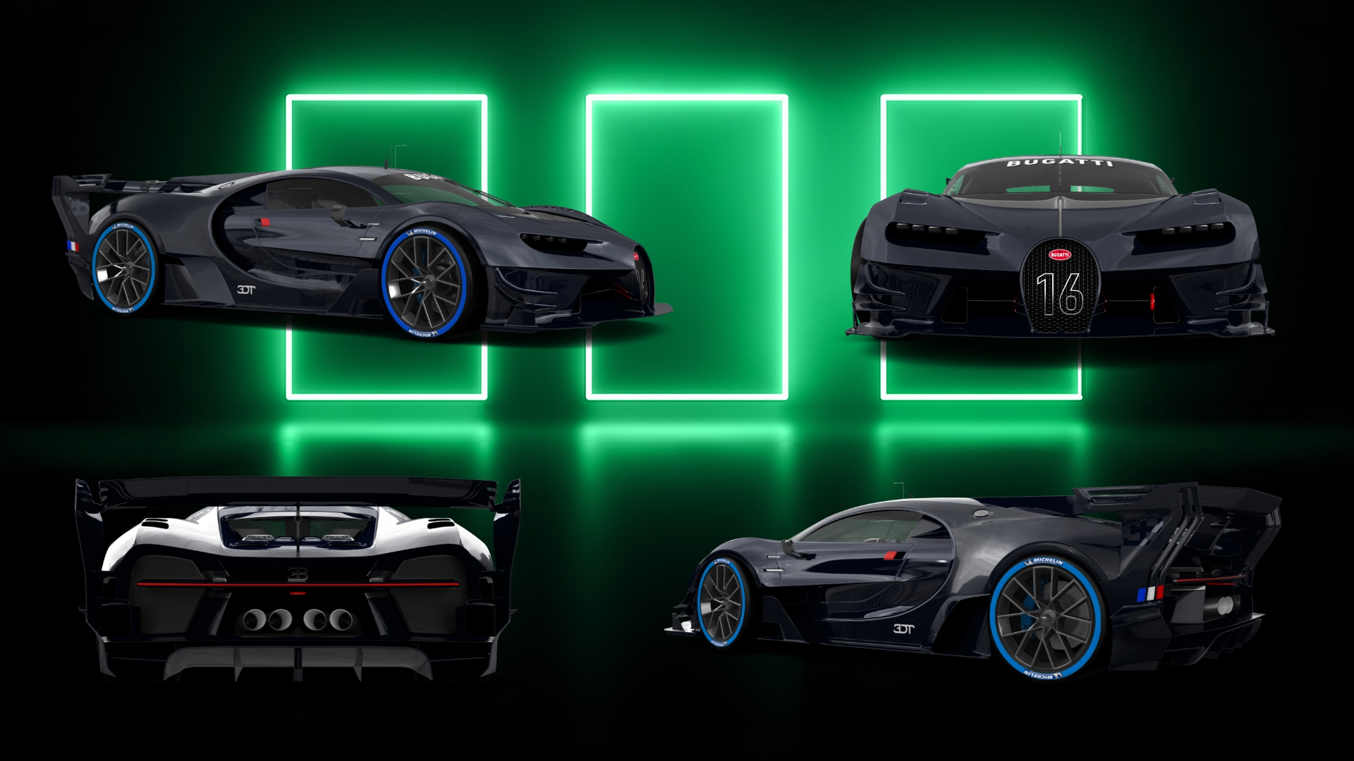 Bugatti Vision GT Supercar 2015 tuning