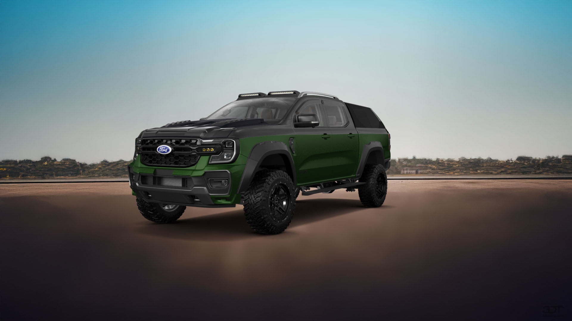 Ford Ranger 4 Door pickup truck 2022 tuning