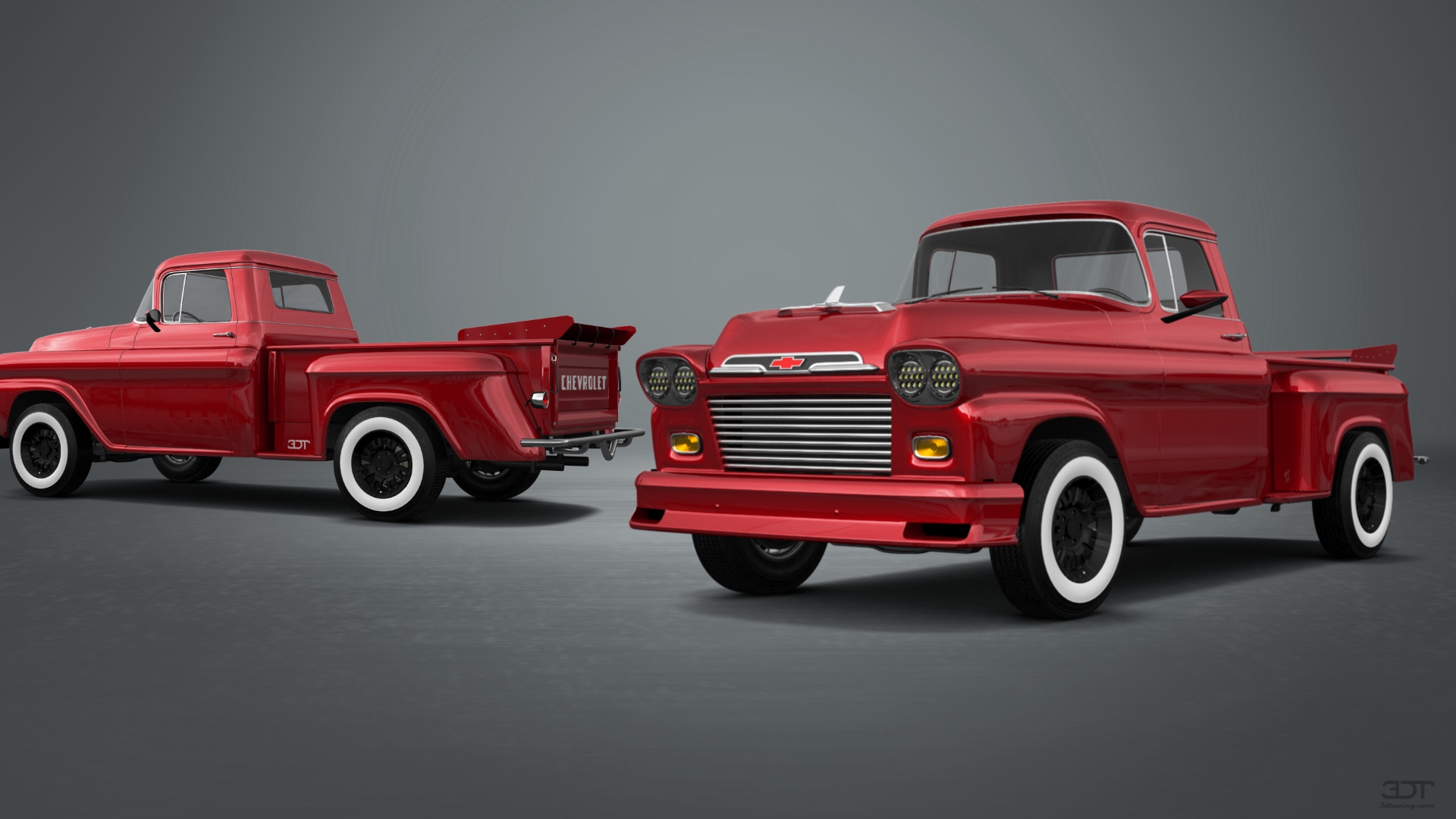 Chevrolet Apache Stepside 2 Door pickup truck 1959 tuning