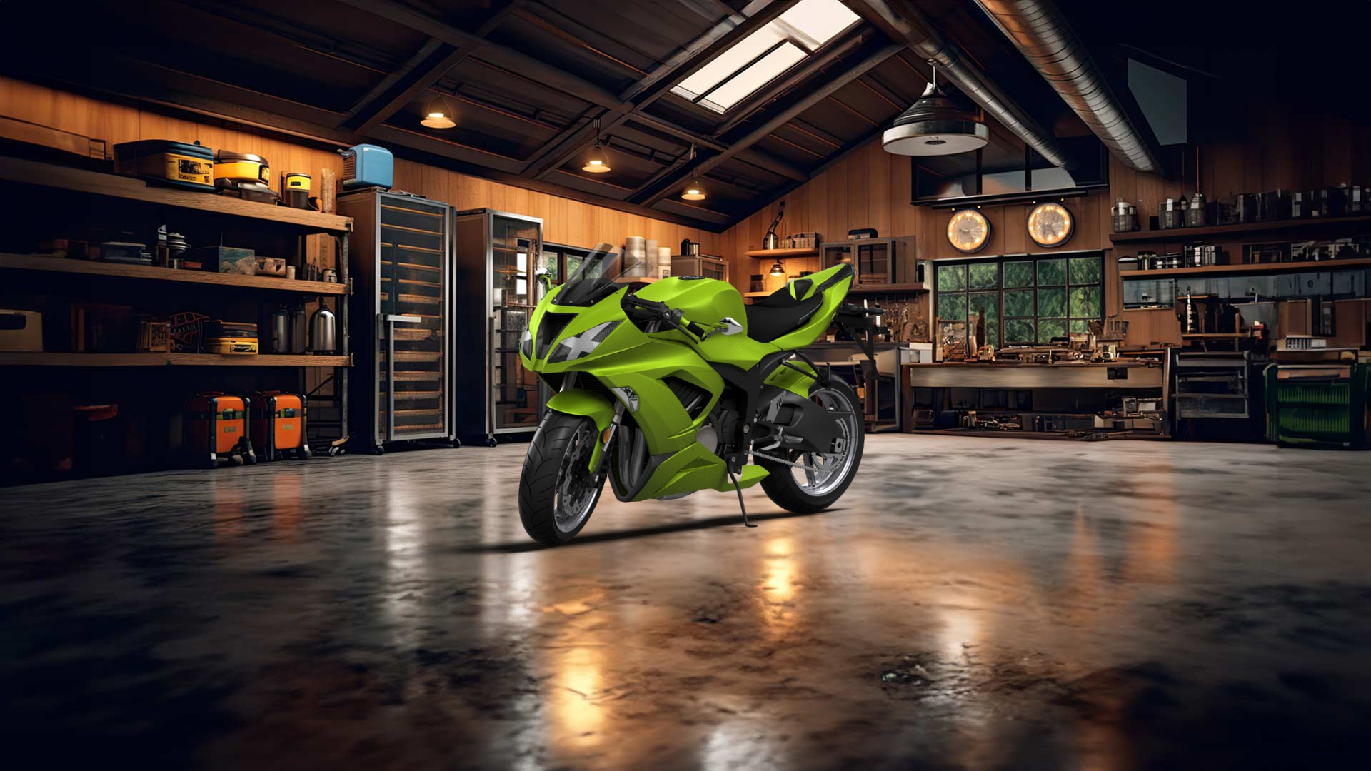 Kawasaki Ninja ZX 6R Sport Bike 2015