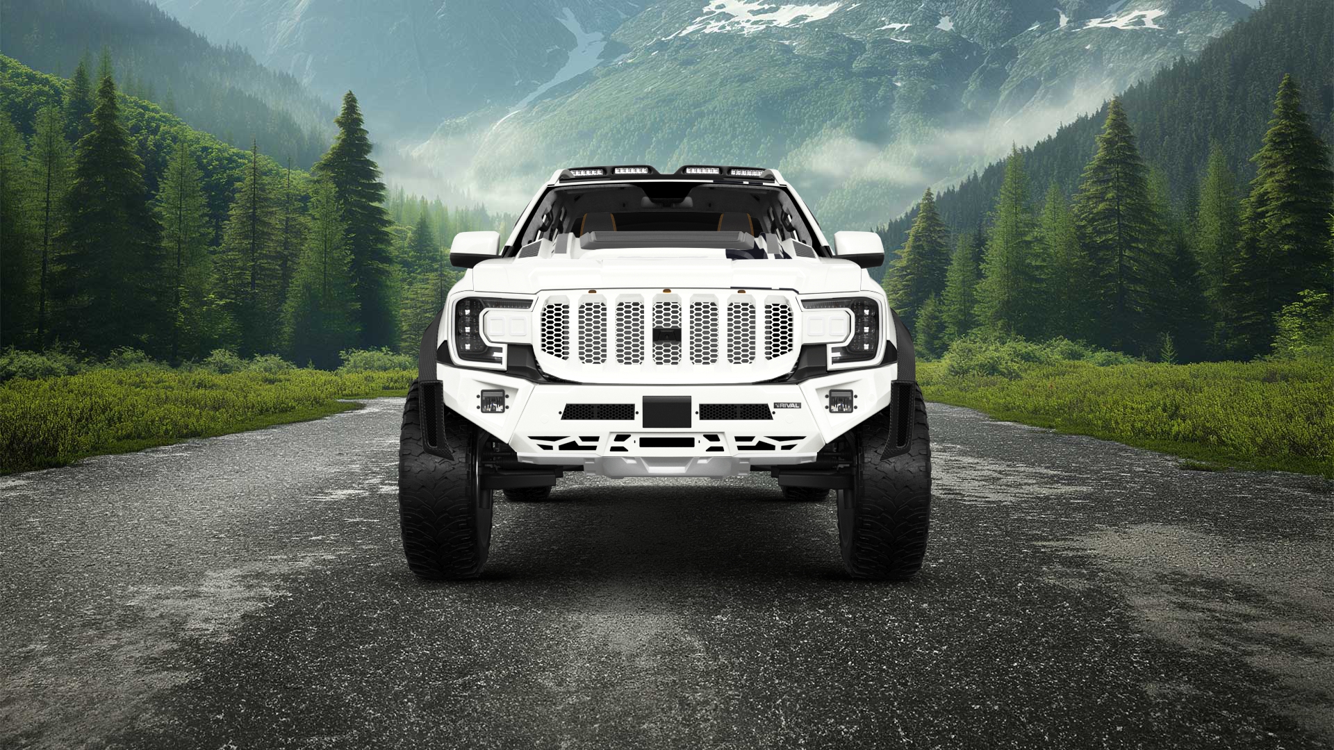 Ford Ranger 4 Door pickup truck 2022 tuning