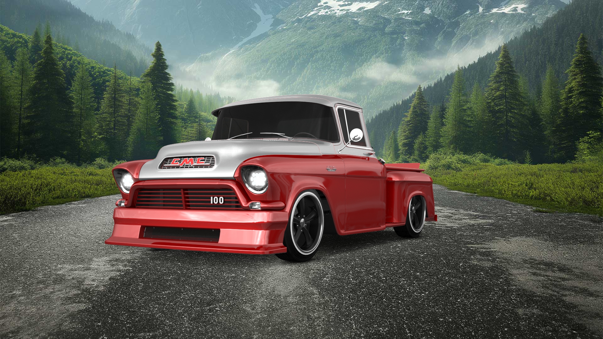 GMC 100 Stepside 2 Door pickup truck 1957