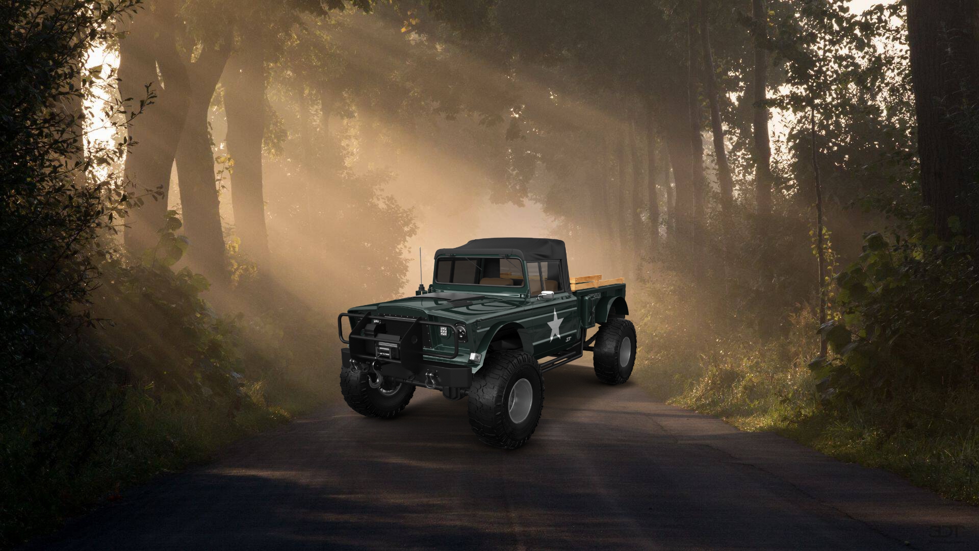 Jeep Kaiser M715 2 Door pickup truck 1968