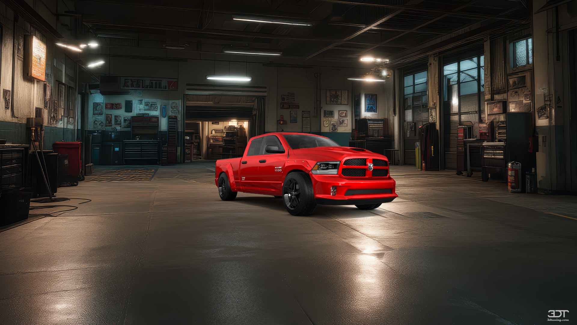 Dodge Ram 1500 6.4 ft box 4 Door pickup truck 2013 tuning