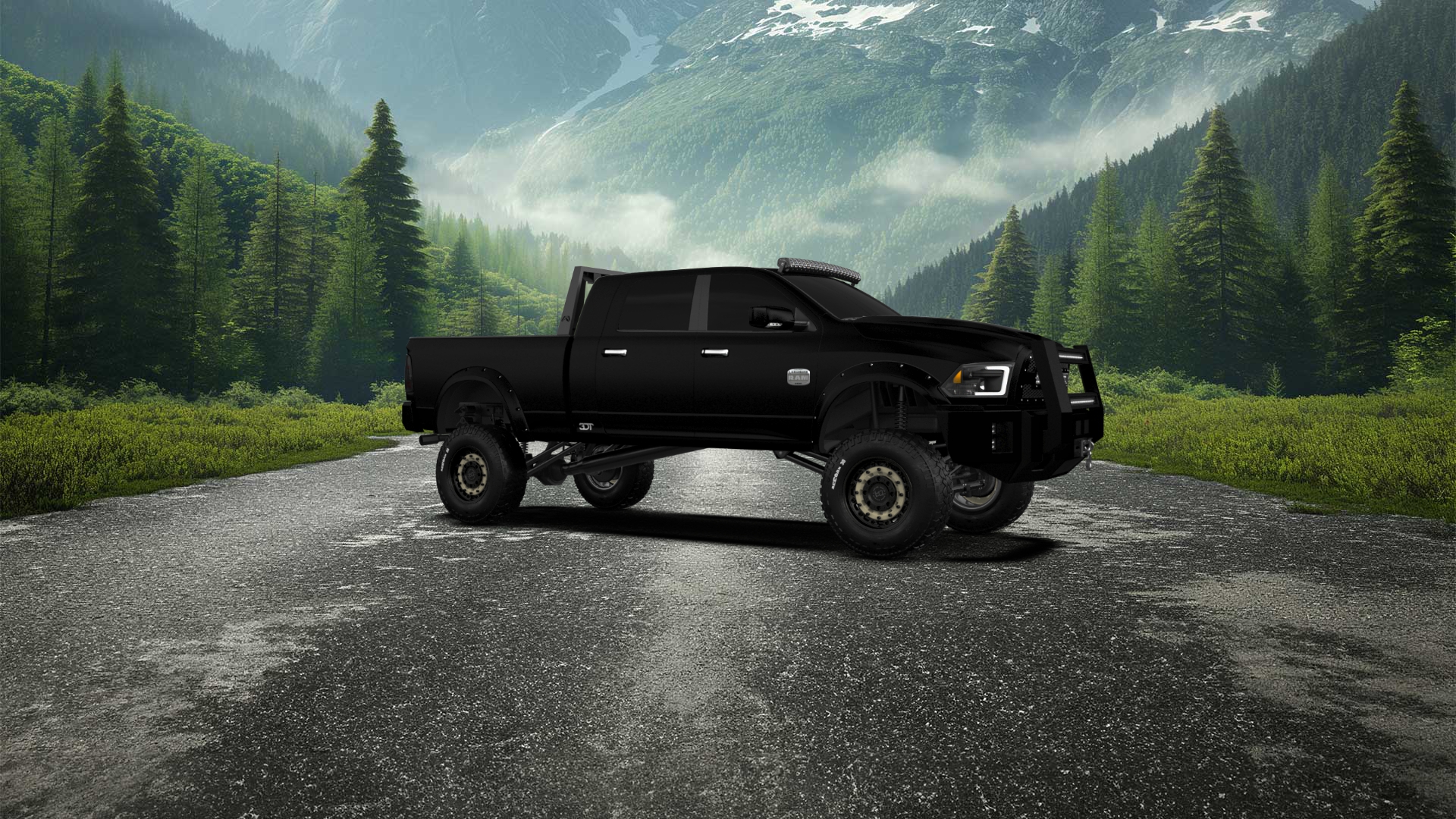 Dodge Ram 2500 Mega Cab 6.4 ft box 4 Door pickup truck 2010 tuning