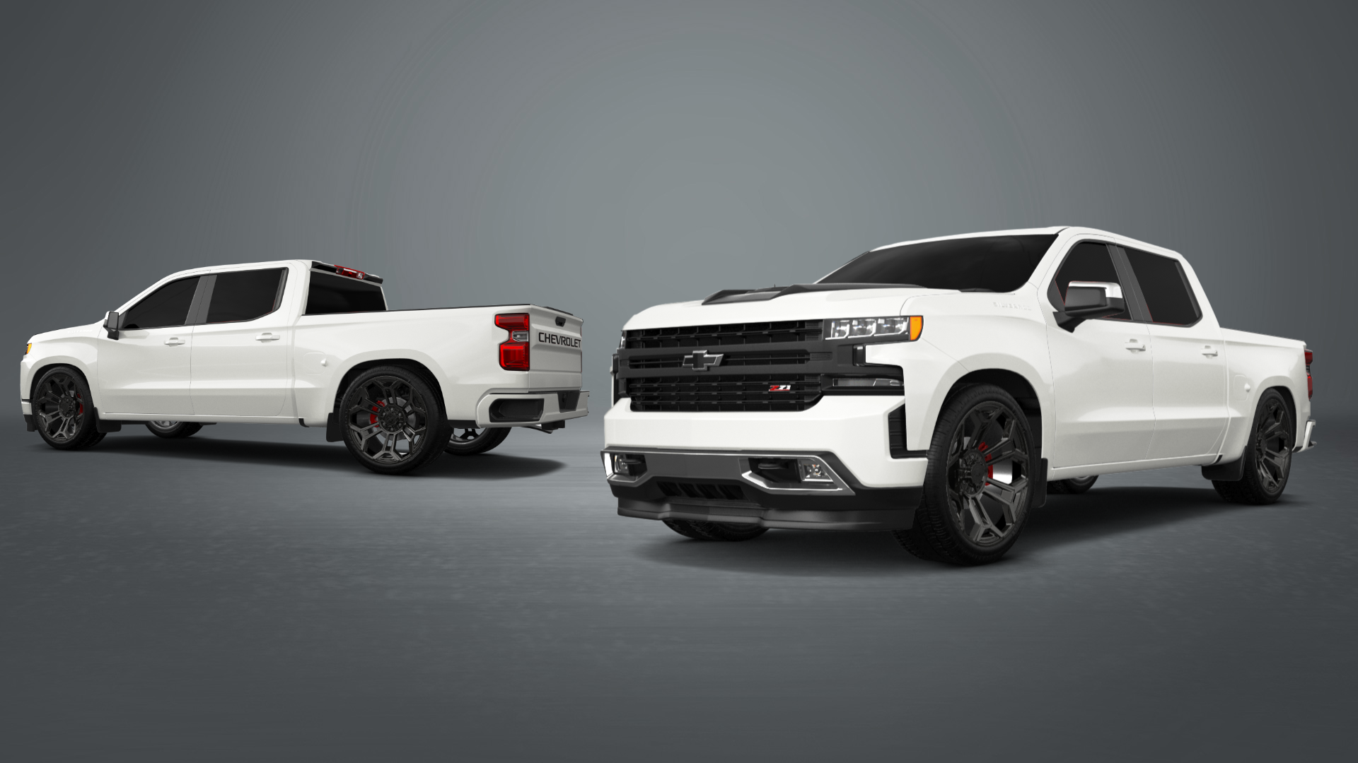 Chevrolet Silverado 1500 4 Door pickup truck 2019 tuning