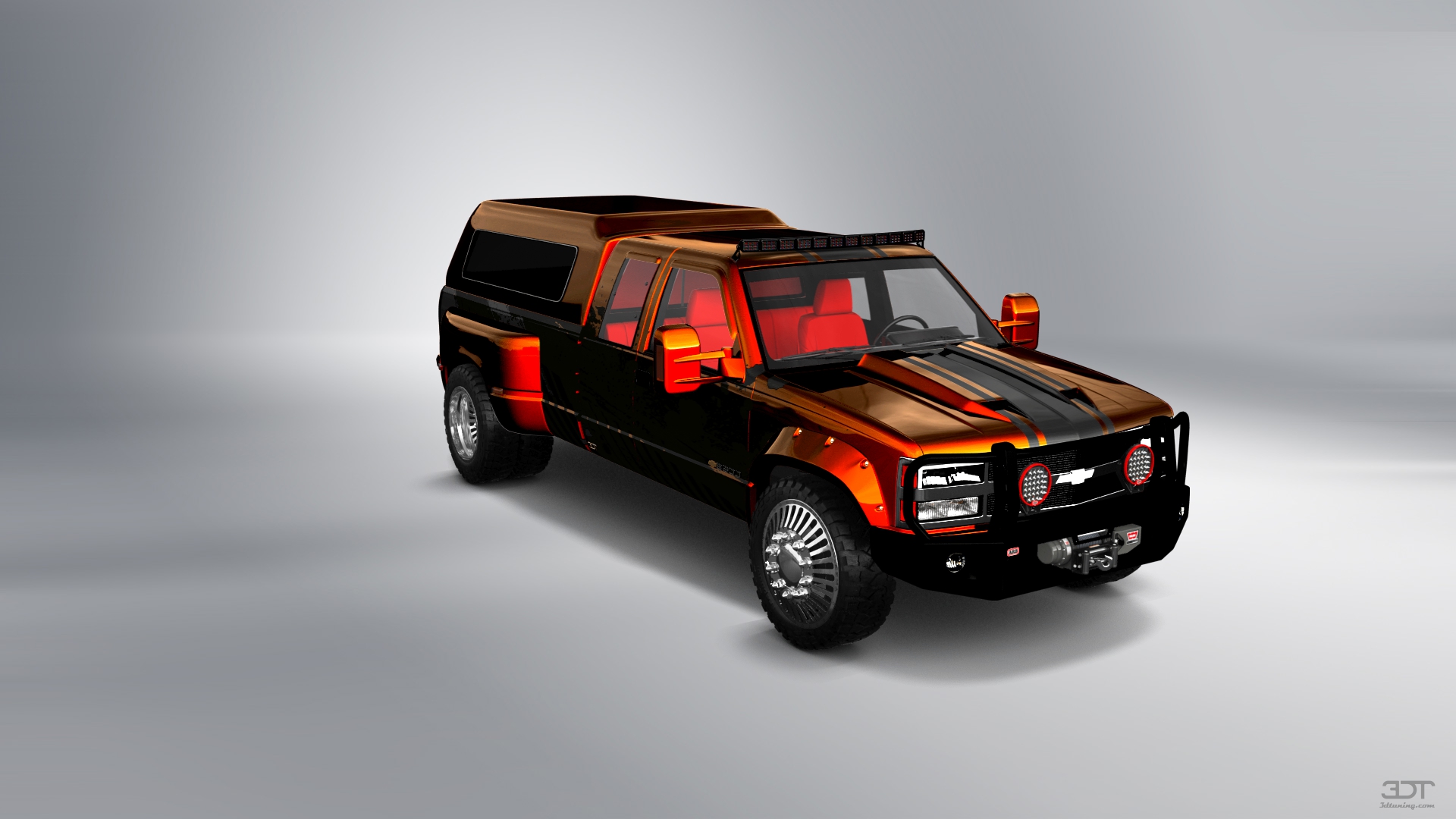 Chevrolet K3500 Extended Cab Pickup Truck 1988