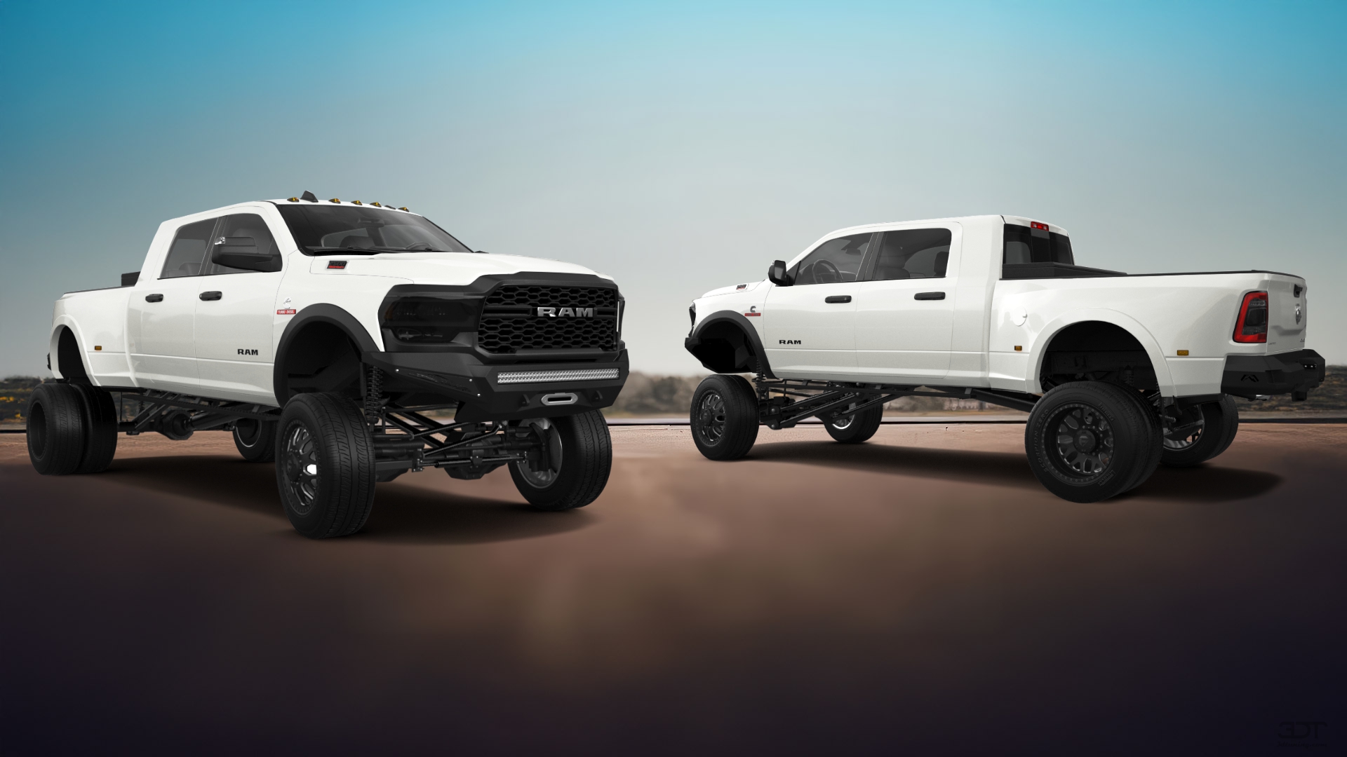 Dodge Ram 3500 4 Door pickup truck 2020 tuning
