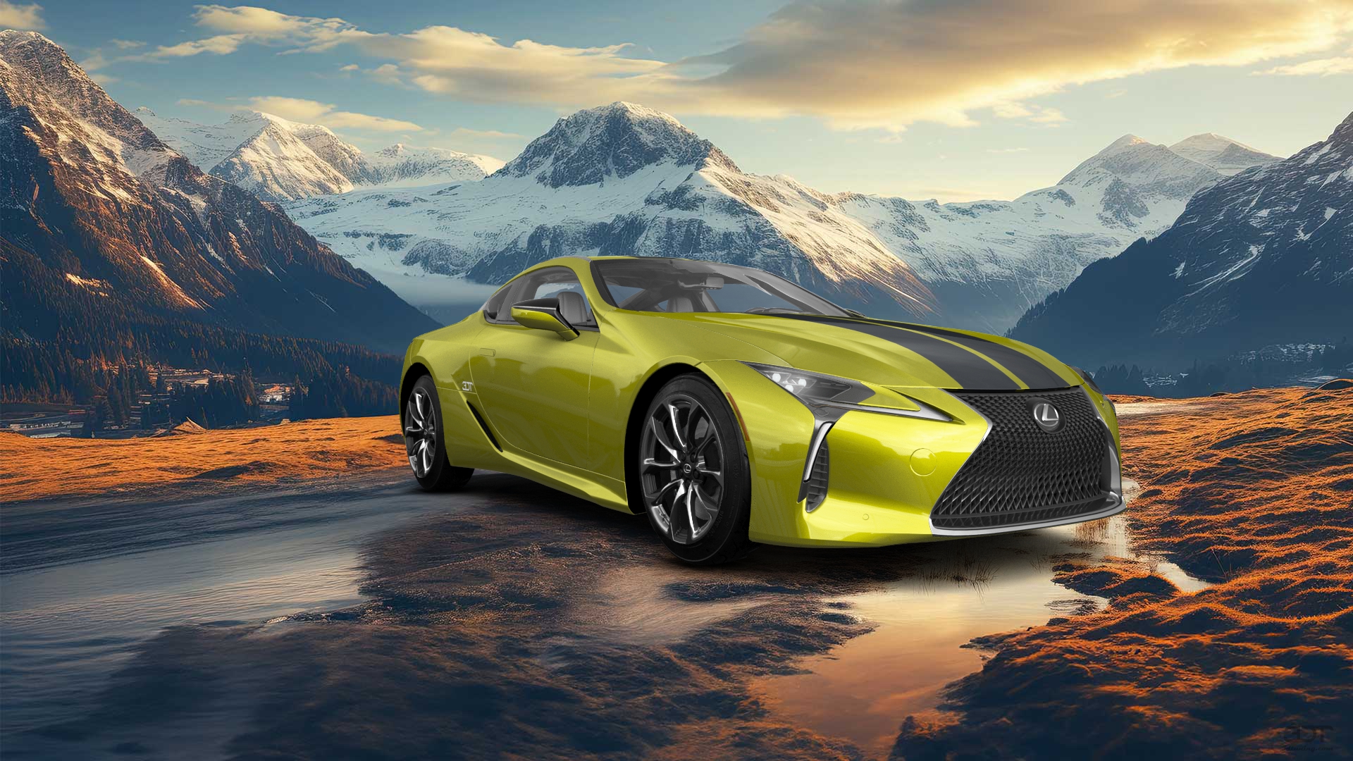 Lexus LC500 2 door fastback coupe 2017 tuning