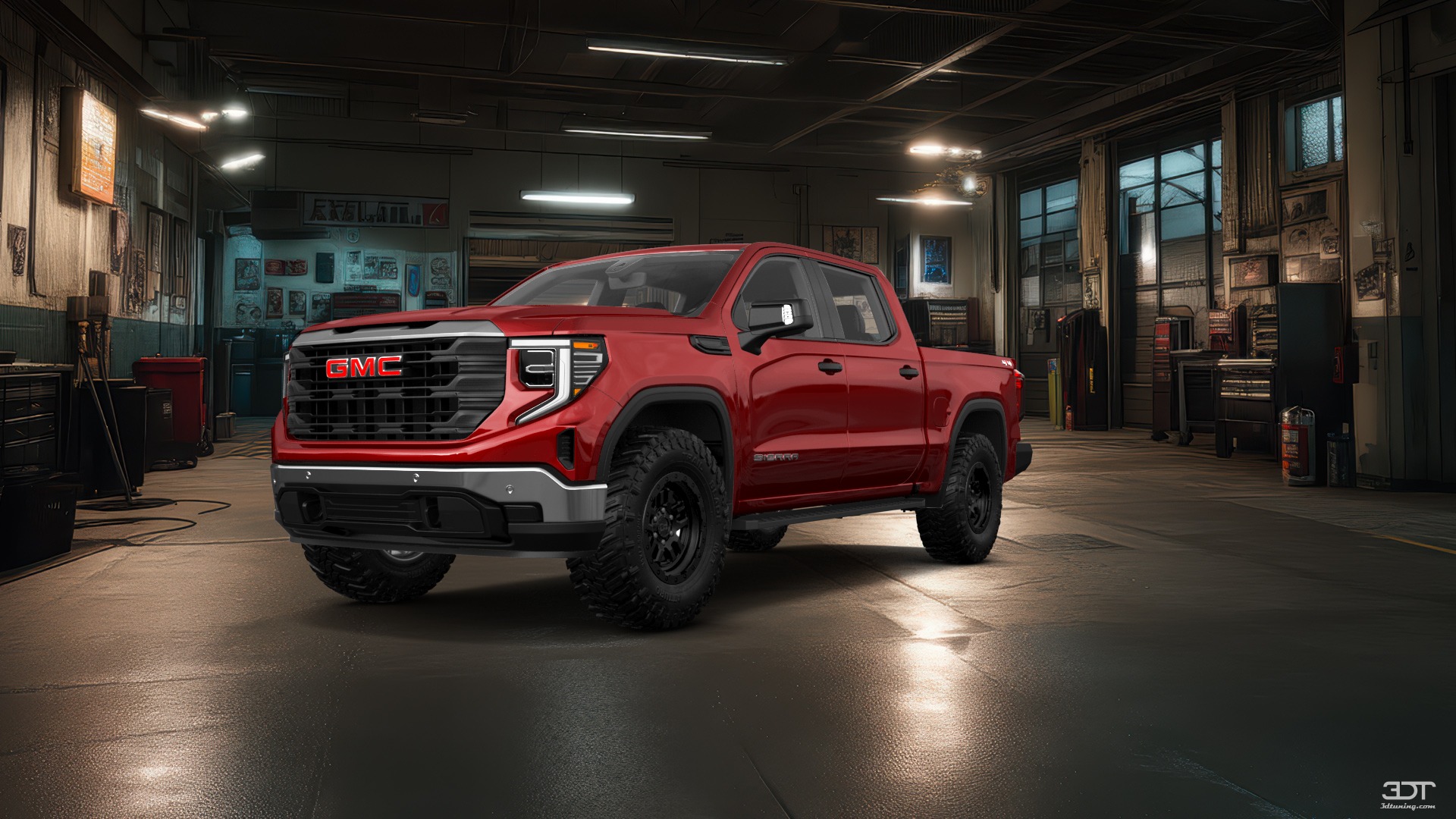 GMC Sierra 1500 Crew Cab 5.8 ft box 4 Door pickup truck 2023 tuning