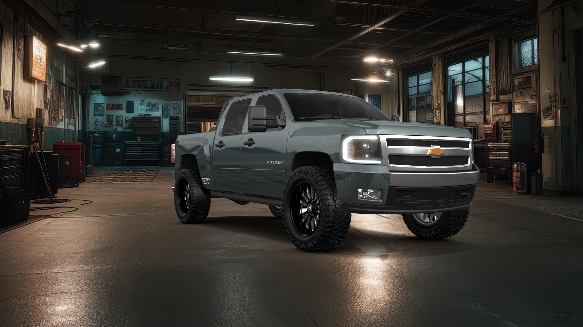 Chevrolet Silverado 1500 Crew Cab 4 Door pickup truck 2007 tuning