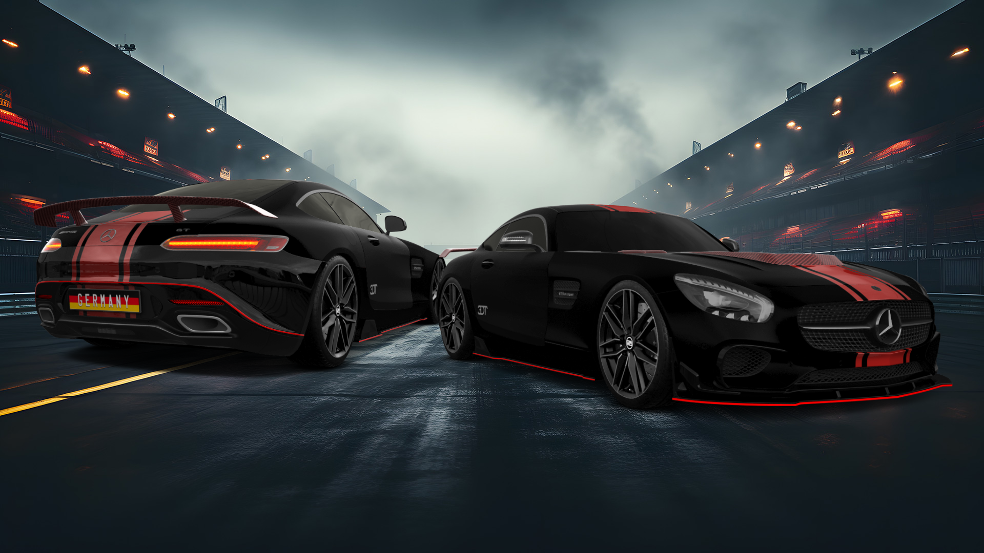 Mercedes AMG GT 2 door fastback coupe 2015 tuning