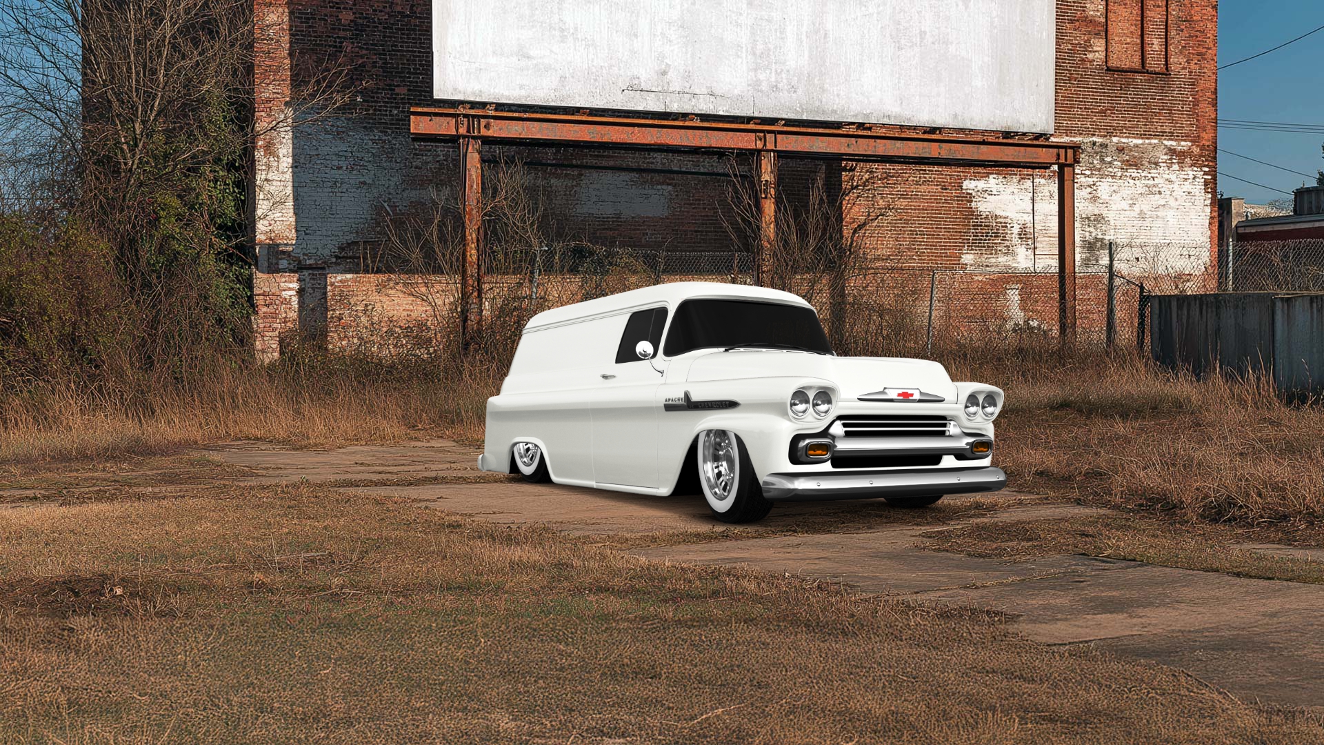 Chevrolet Apache 2 Door pickup truck 1958 tuning