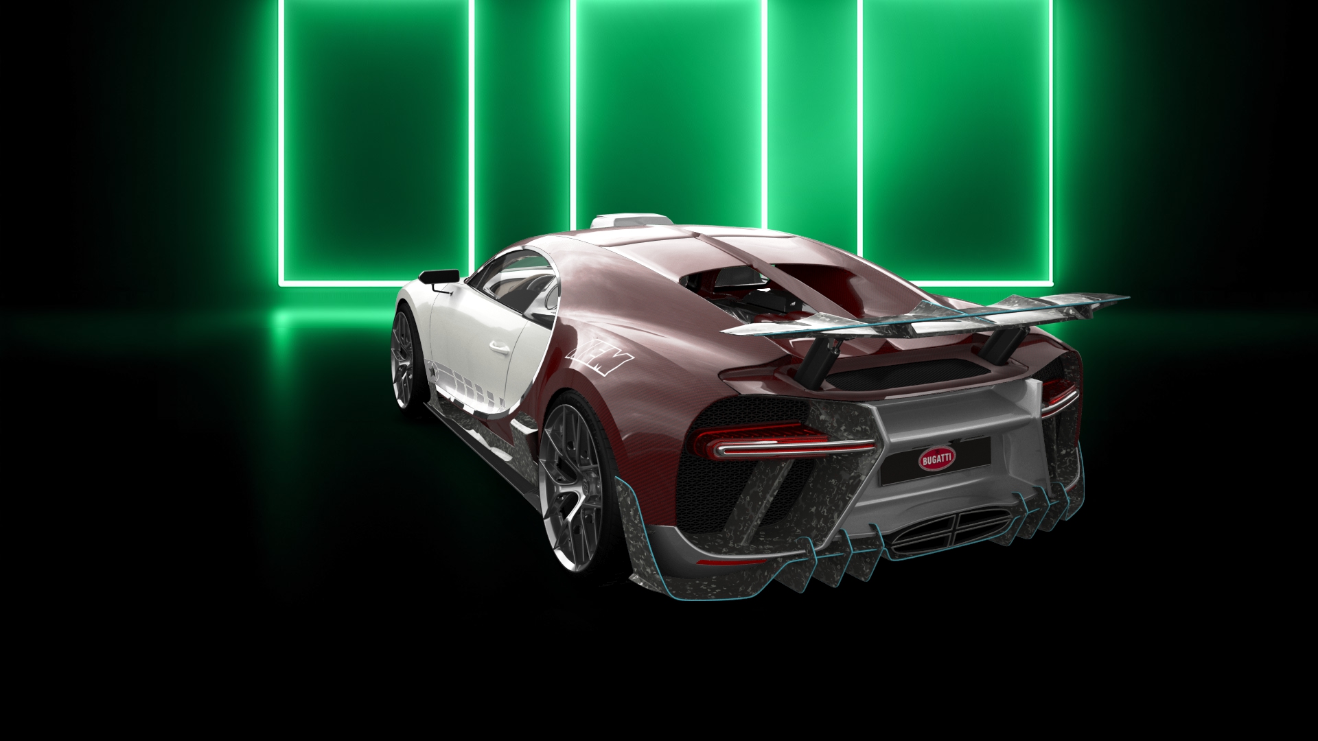 Bugatti Chiron 2 Door Coupe 2016 tuning