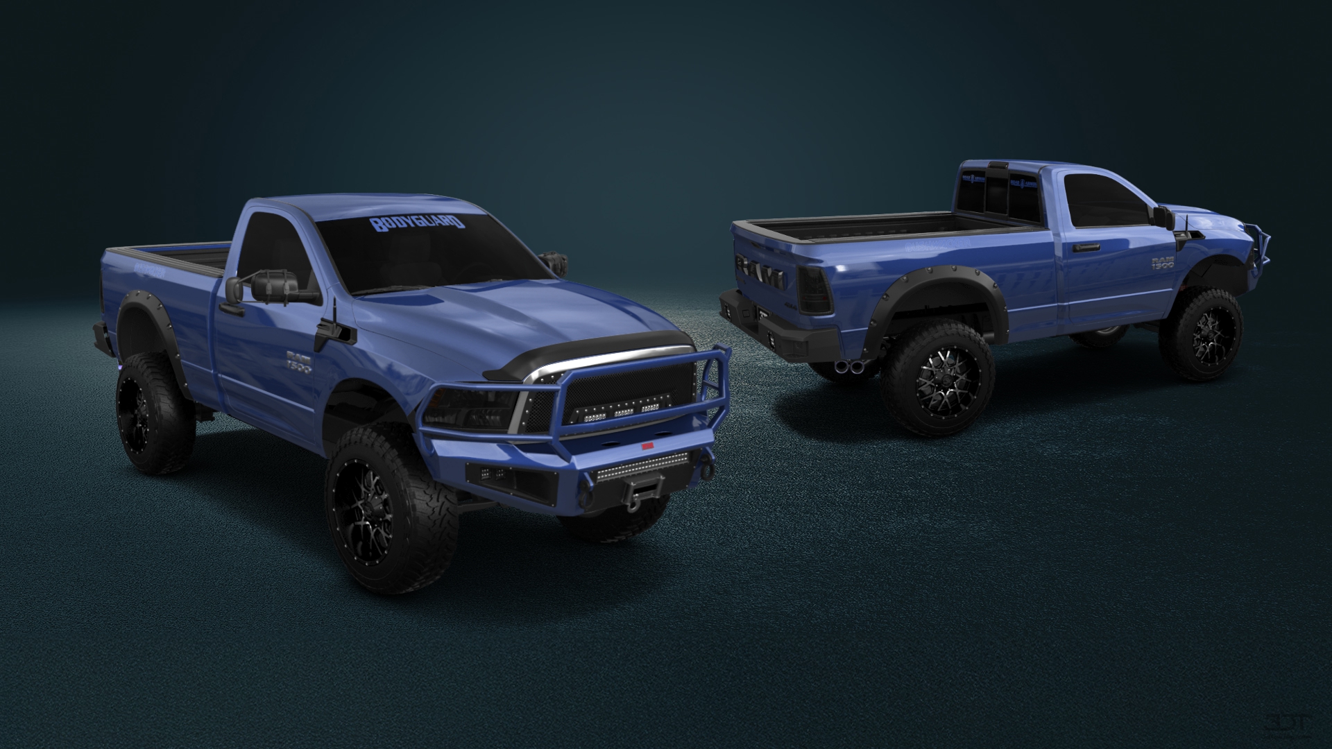 Dodge Ram 1500 6.4' box Regular Cab 2 Door pickup truck 2009 tuning