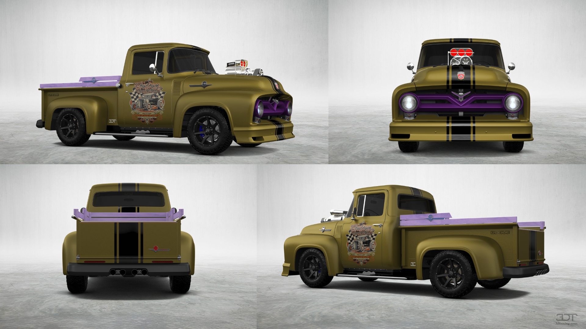 Ford F-100 2 Door truck 1956