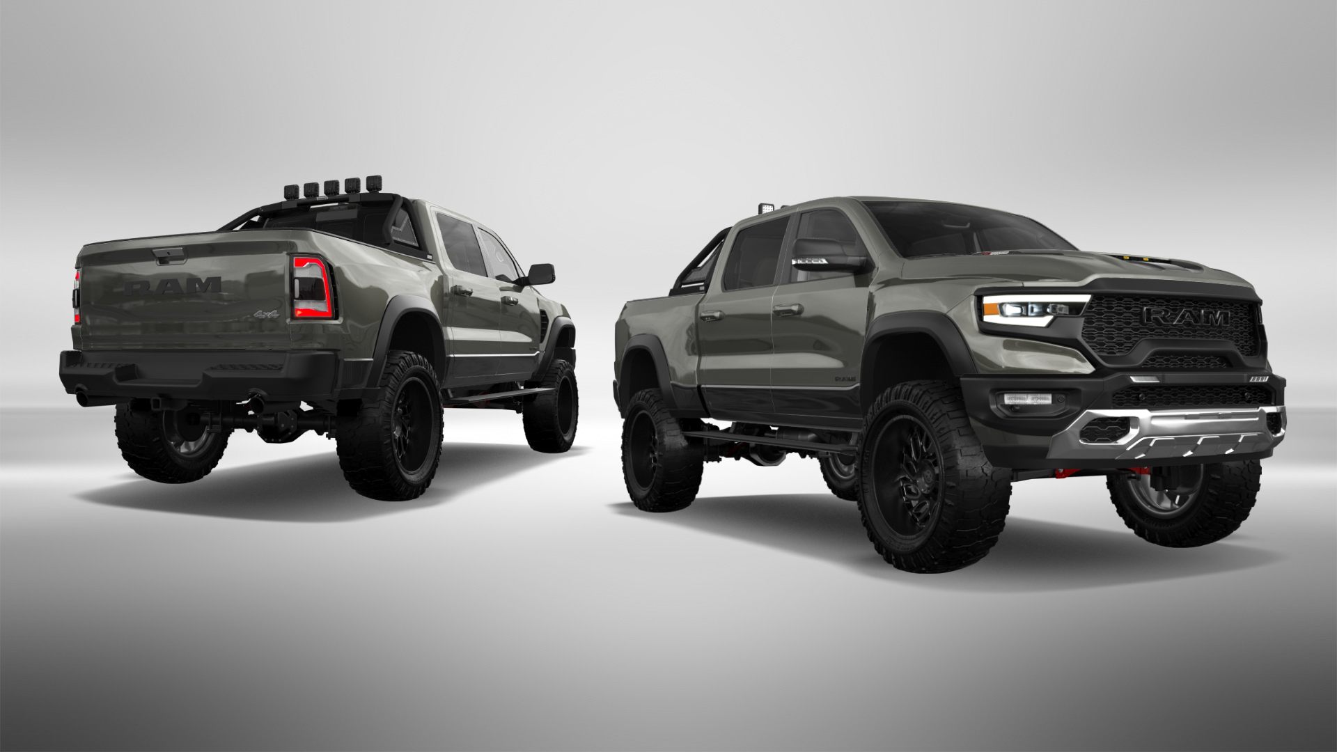 Dodge Ram 1500 TRX 4 Door pickup truck 2021 Images