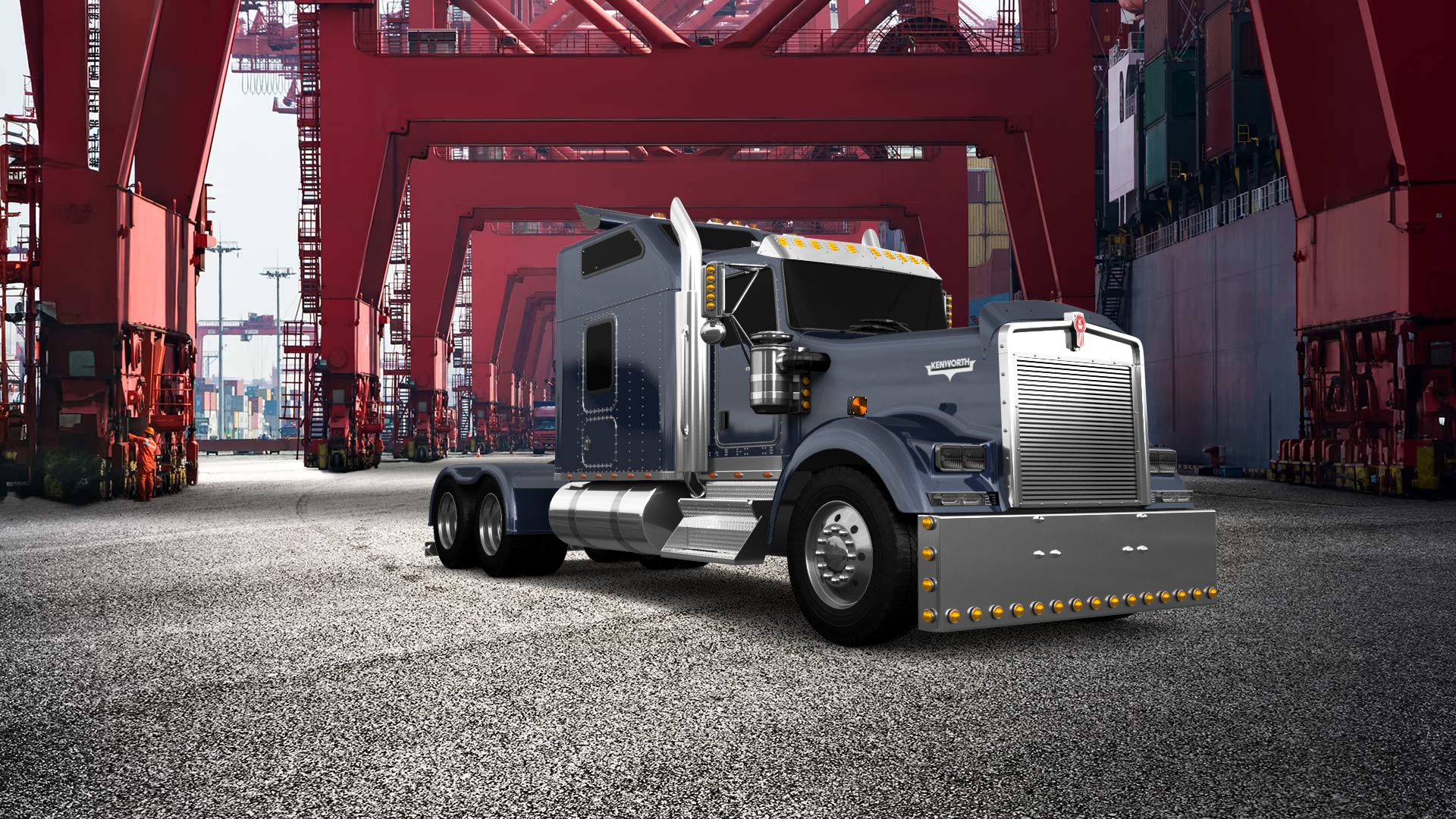 Kenworth W900 Sleeper Cab Truck 2015 tuning