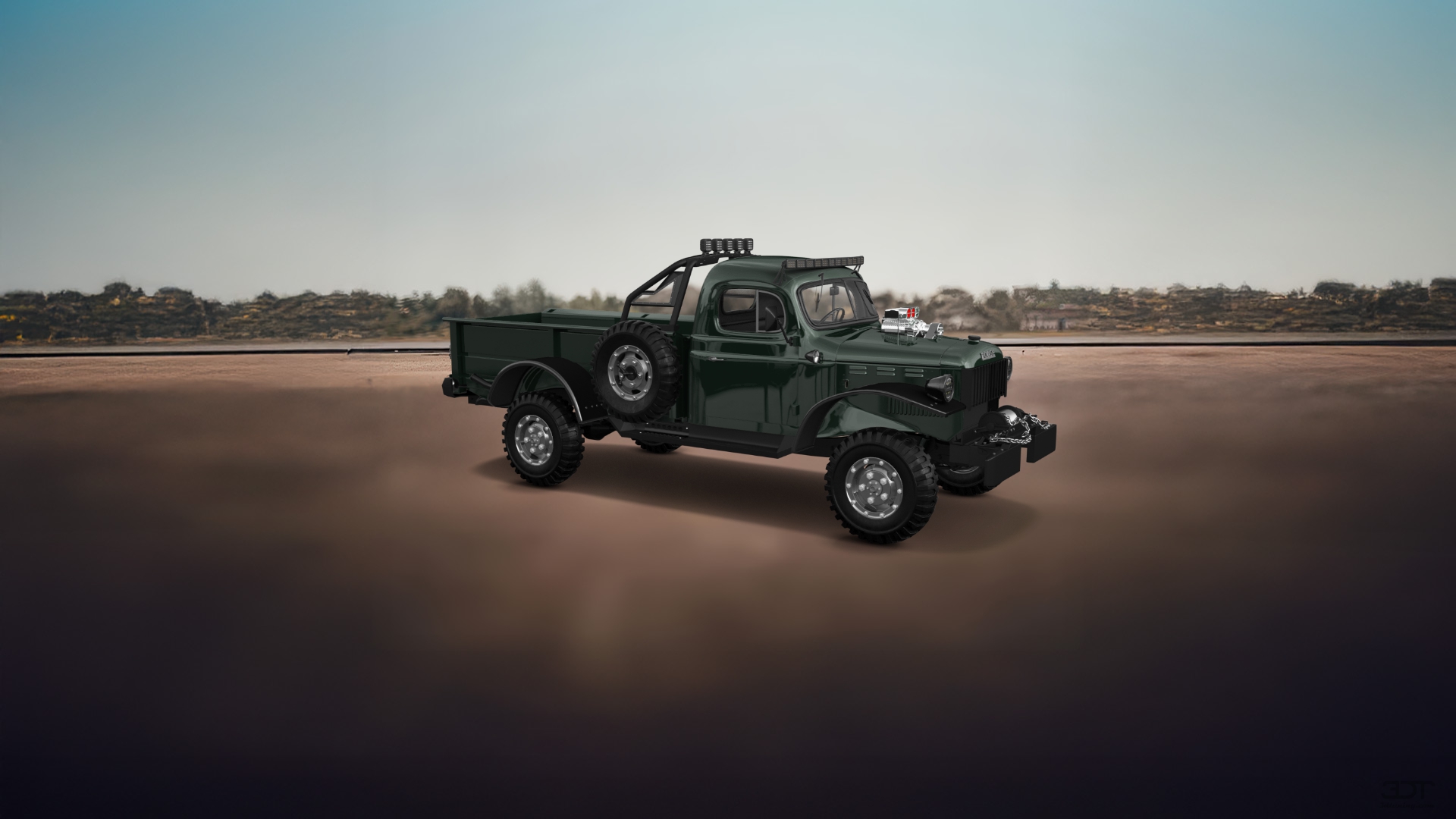 Dodge Power Wagon 2 Door pickup truck 1947 tuning