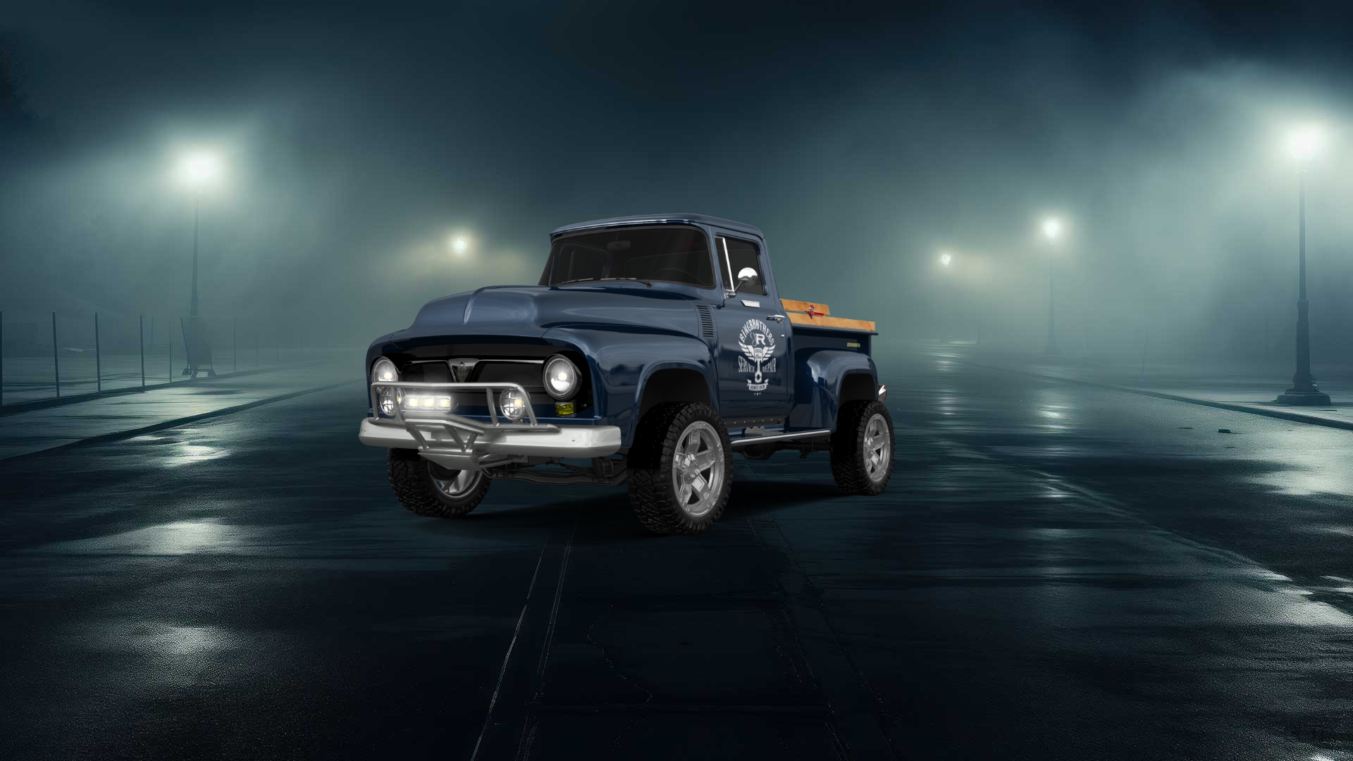 Ford F-100 2 Door truck 1956 tuning