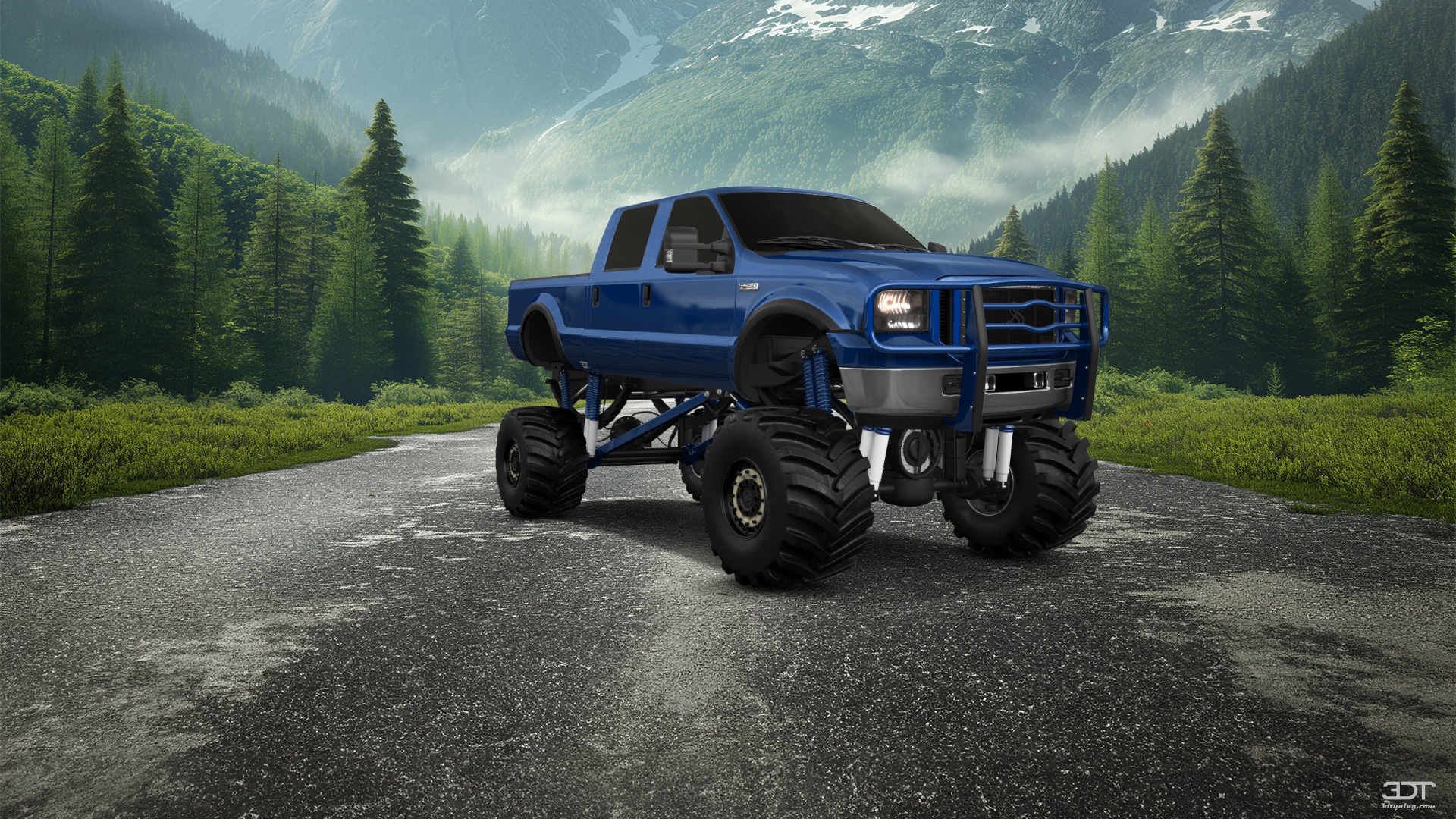 Ford F-250 Crew Cab 4 Door pickup truck 1999 tuning