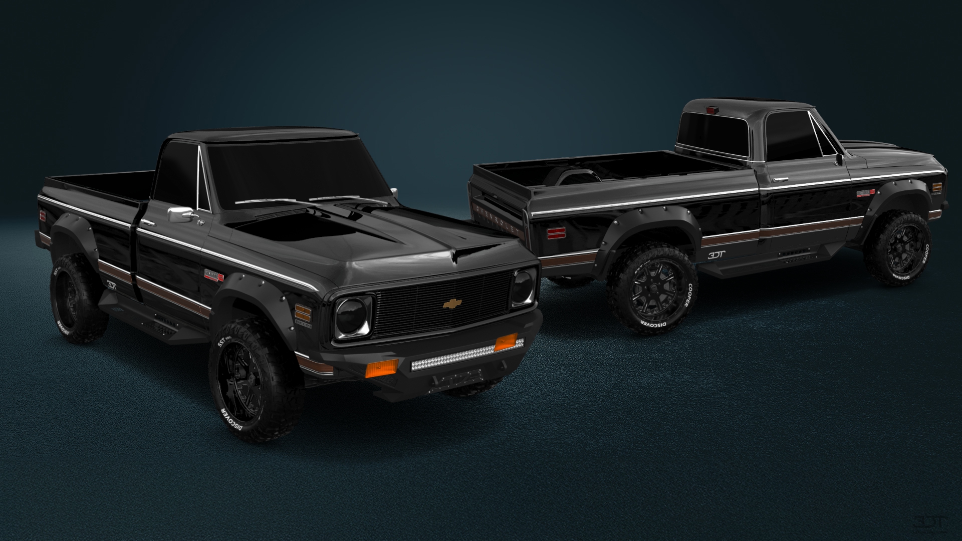 Chevrolet C-10 Cheyenne 2 Door pickup truck 1972