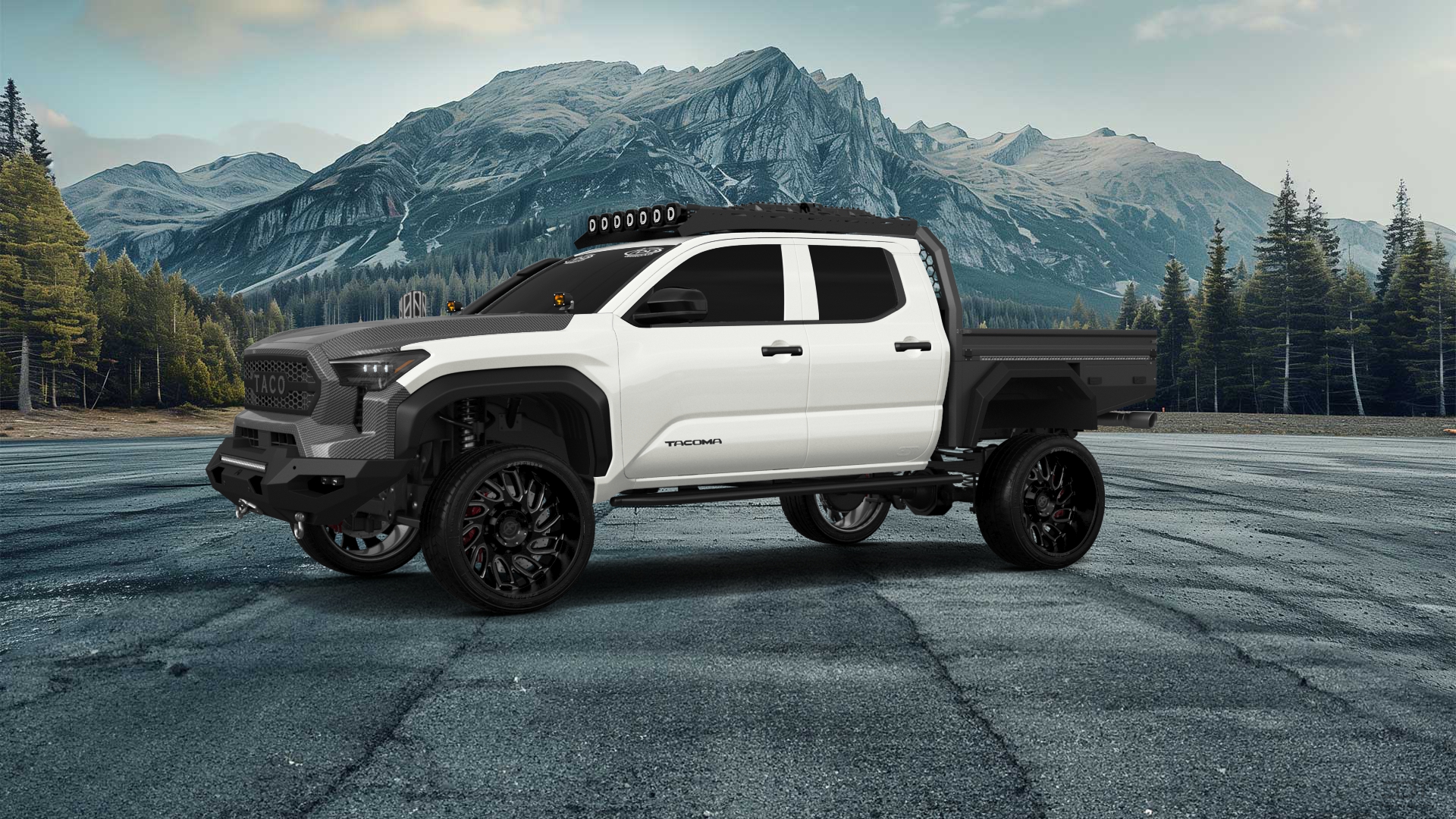 Toyota Tacoma Crew Cab 4 Door pickup truck 2024 tuning