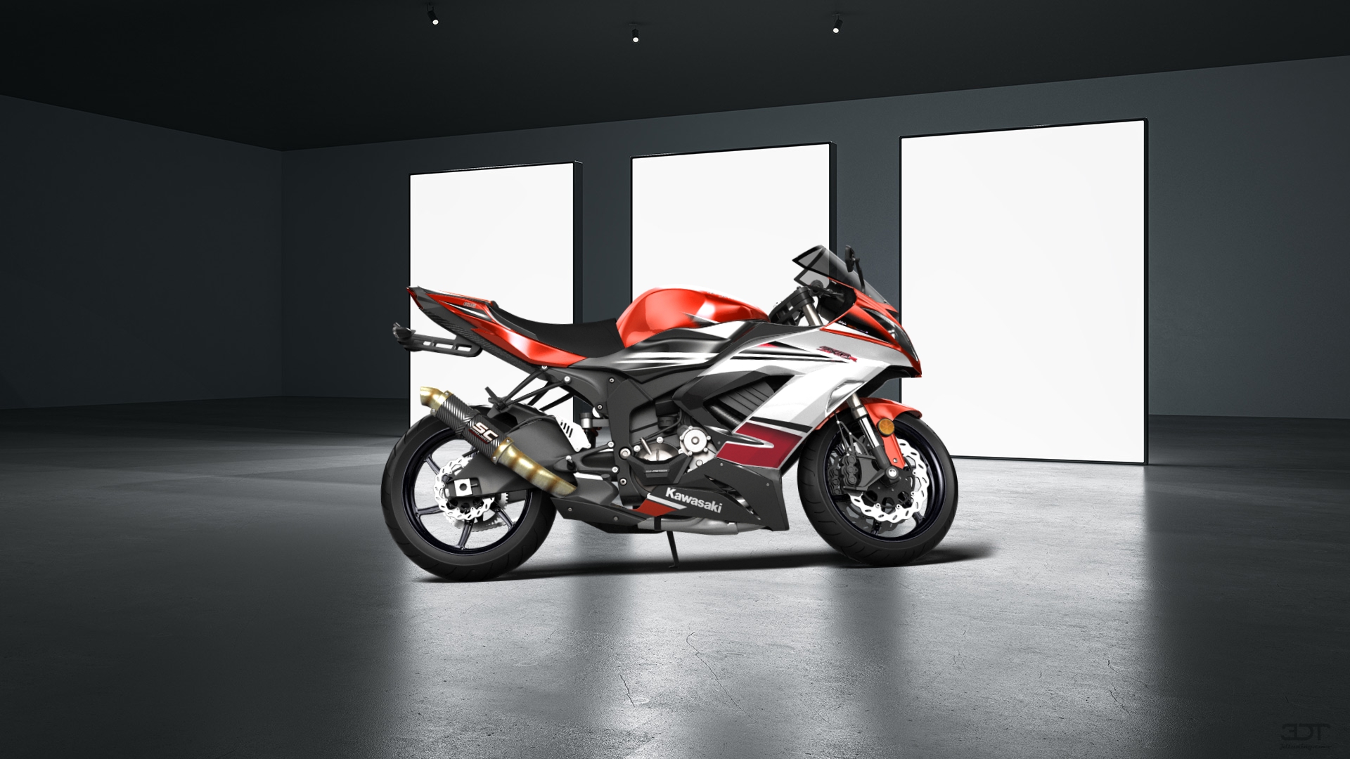 Kawasaki Ninja ZX 6R Sport Bike 2015 tuning