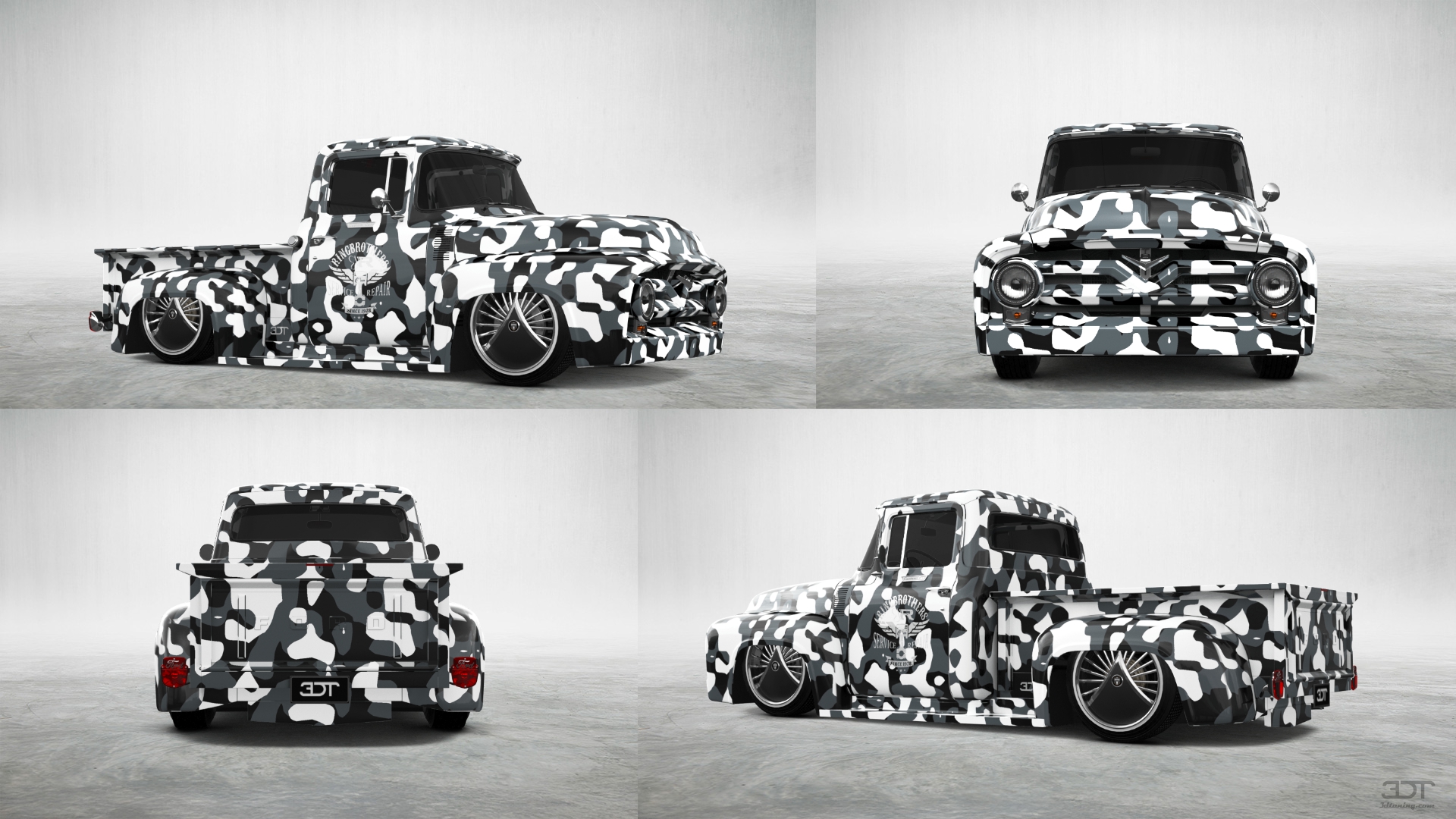 Ford F-100 2 Door truck 1956