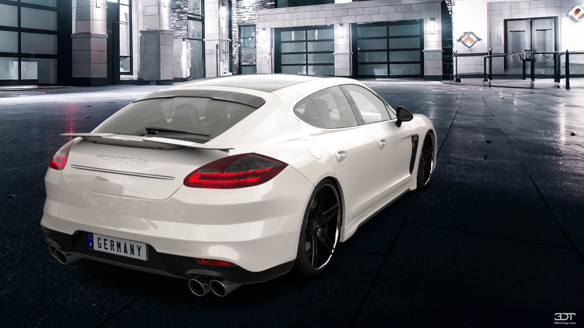 Porsche Panamera 4 door fastback saloon 2011 tuning