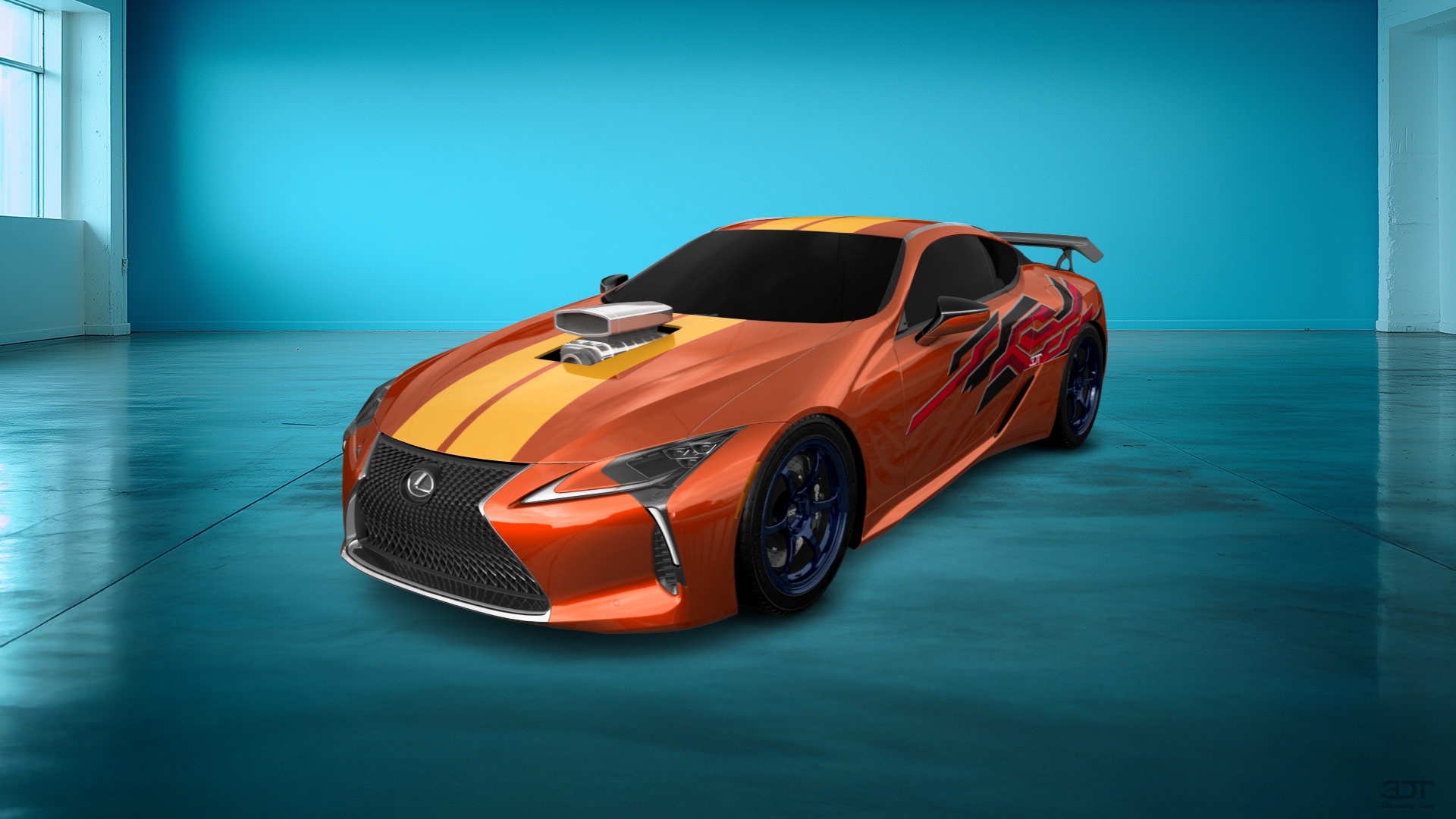 Lexus LC500 2 door fastback coupe 2017 tuning